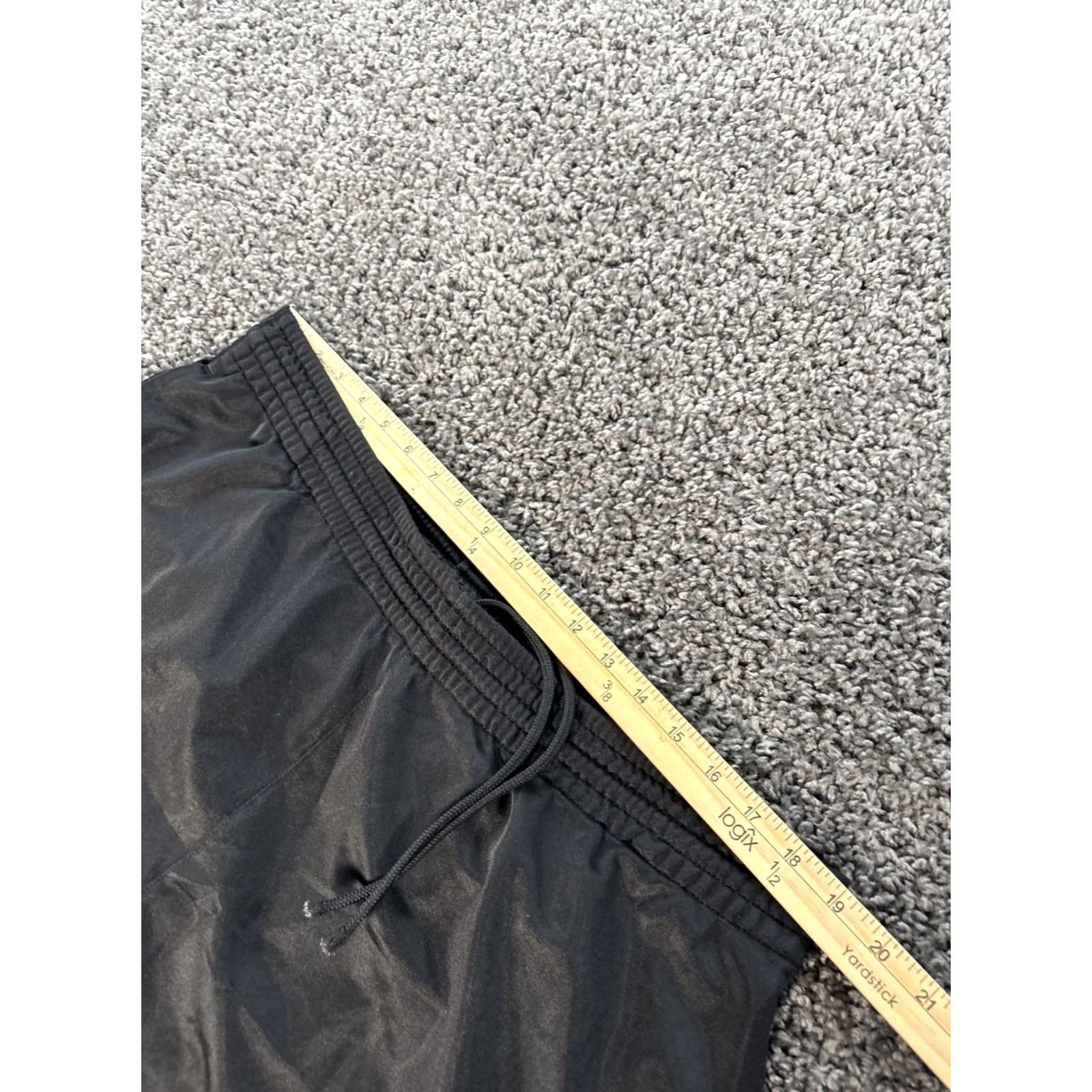 Adidas VINTAGE adidas Shorts Basketball 3 Stripe Silky Y2K Baggy Black Mens XL Size US 36 / EU 52 - 5 Thumbnail