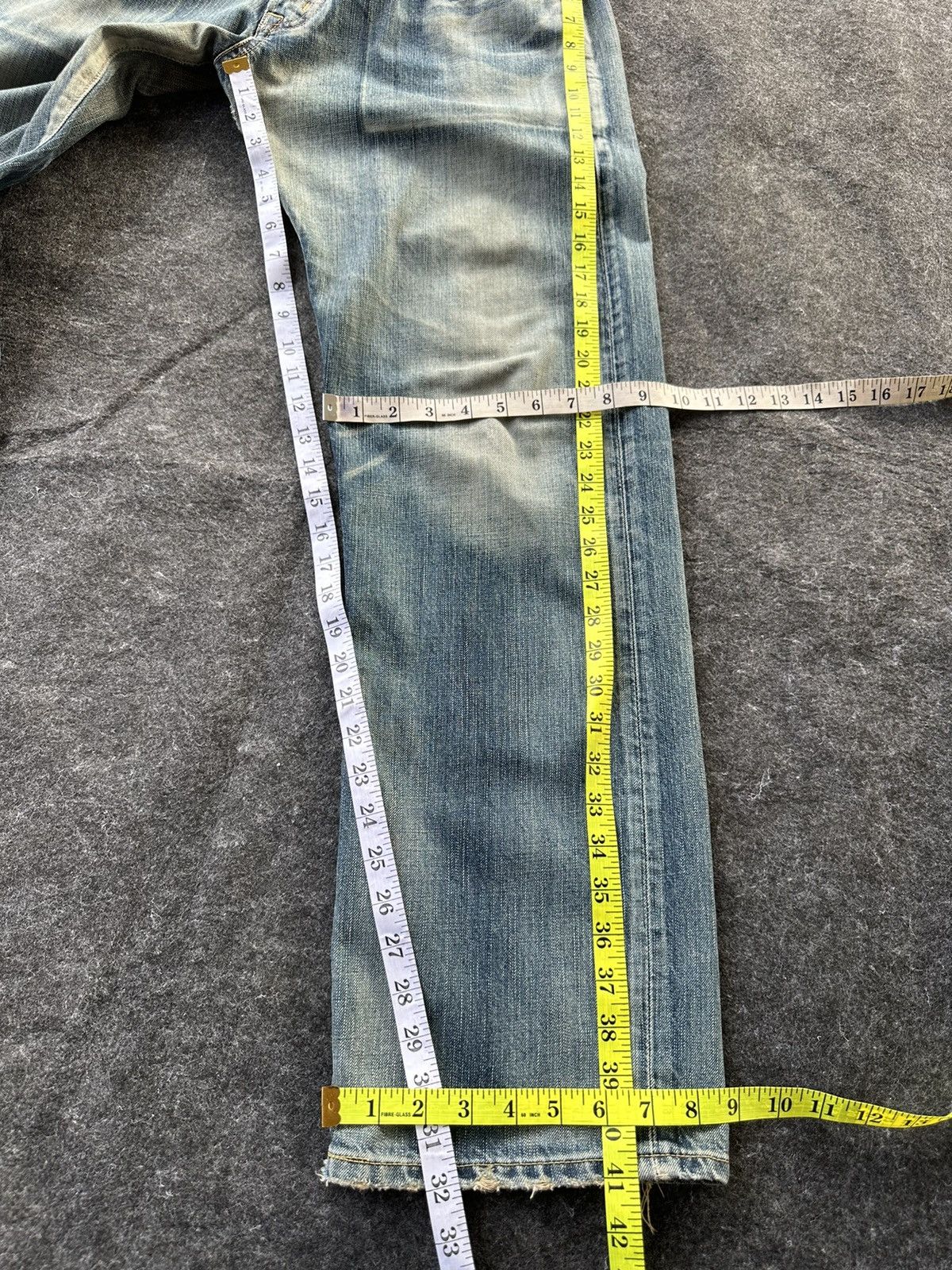 Edwin Vintage Edwin 504 Faded Washed Denim 32x32 D326 Size US 32 / EU 48 - 12 Thumbnail
