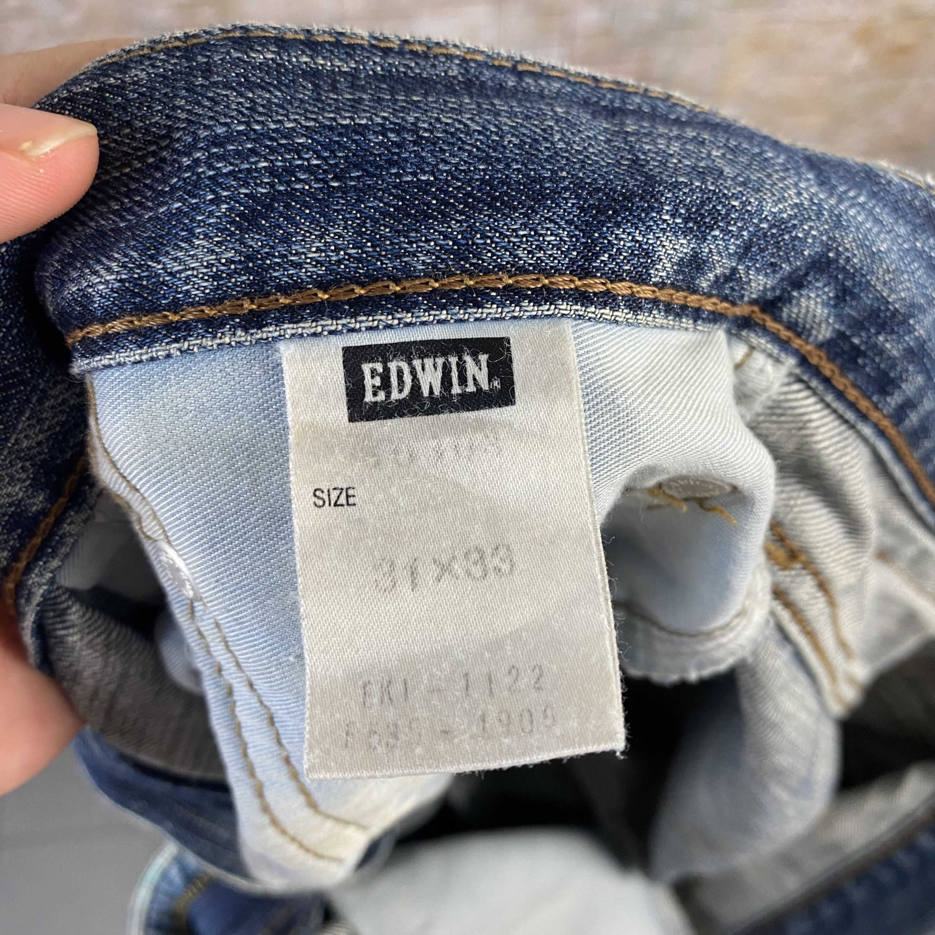 Edwin Edwin Blue Denim vintage Pants #7587 Size US 32 / EU 48 - 20 Thumbnail