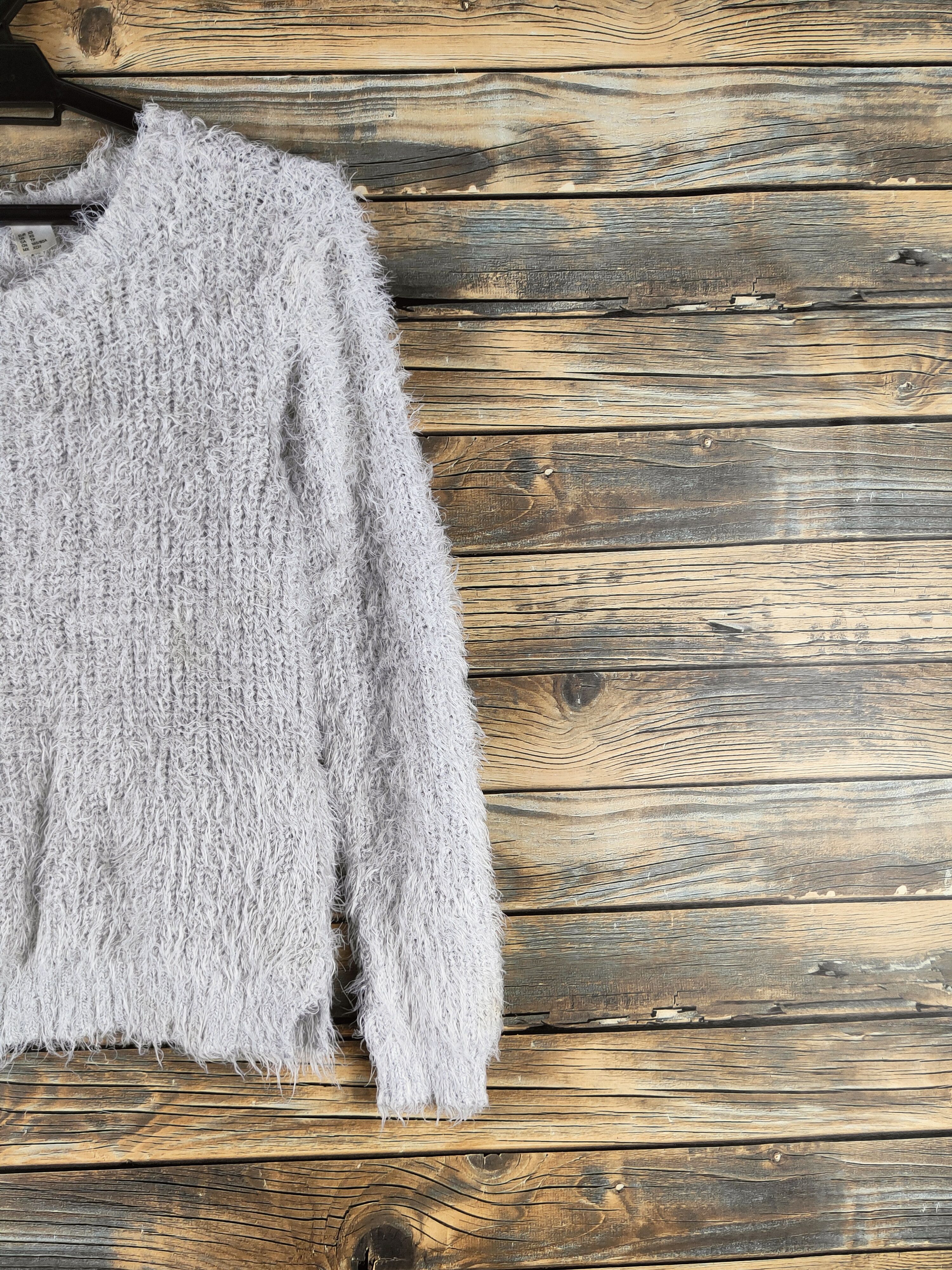 Japanese Brand DL Japanese Brand Gray Fur Mohair Knitwear #46-468 Size XS / US 0-2 / IT 36-38 - 6 Thumbnail