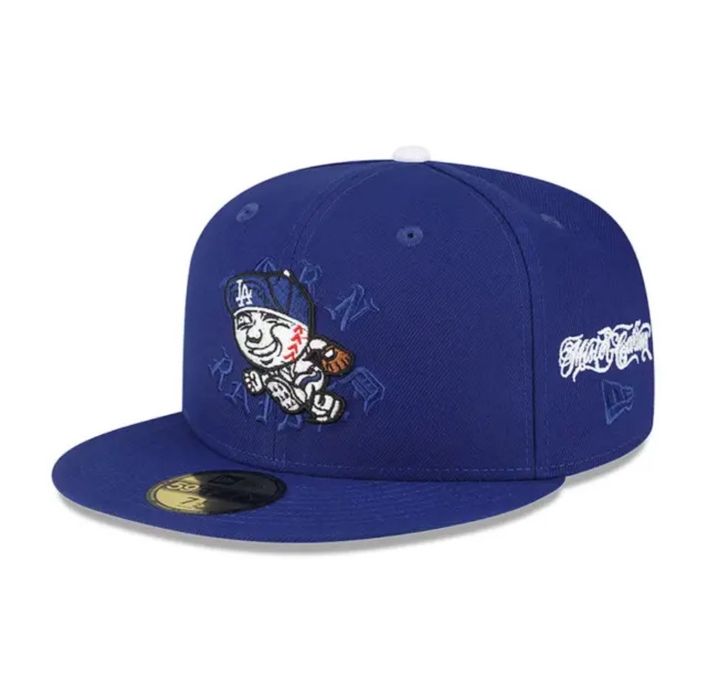 New Era 7 3/8 Born x Raised x LA Dodgers New Era Fitted 59FIFTY