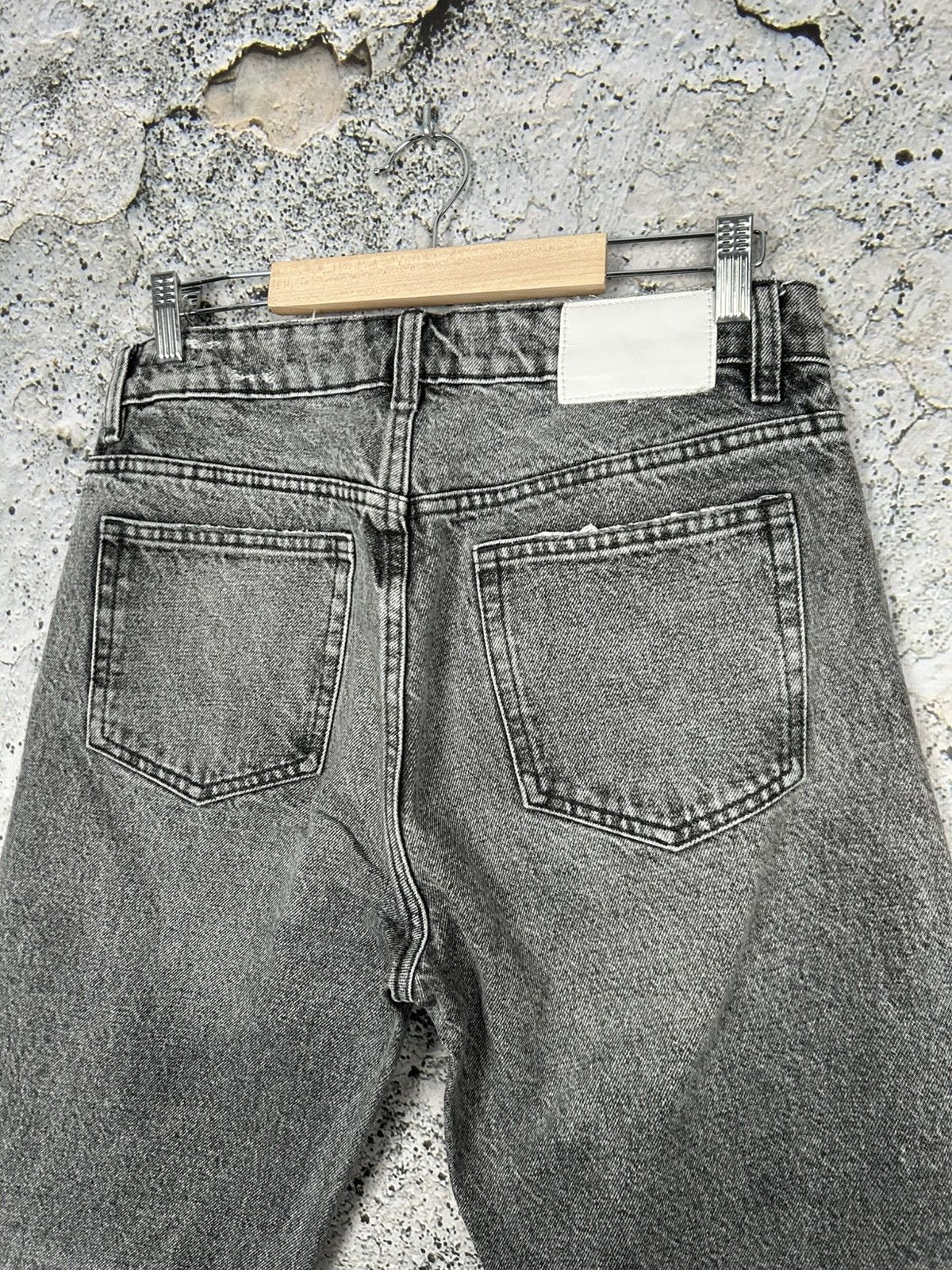 Other Zara Washed Grey Distressed Jeans Denim Punk Skate Grunge Size US 28 / EU 44 - 5 Thumbnail