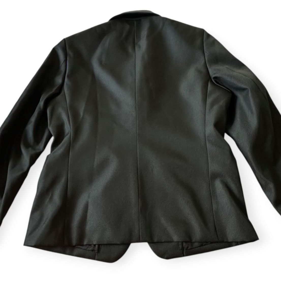 Comme des Garcons Comme des Garçons CDG Polyester Serge Thick Blazer Black, Si Size L / US 10 / IT 46 - 12 Thumbnail