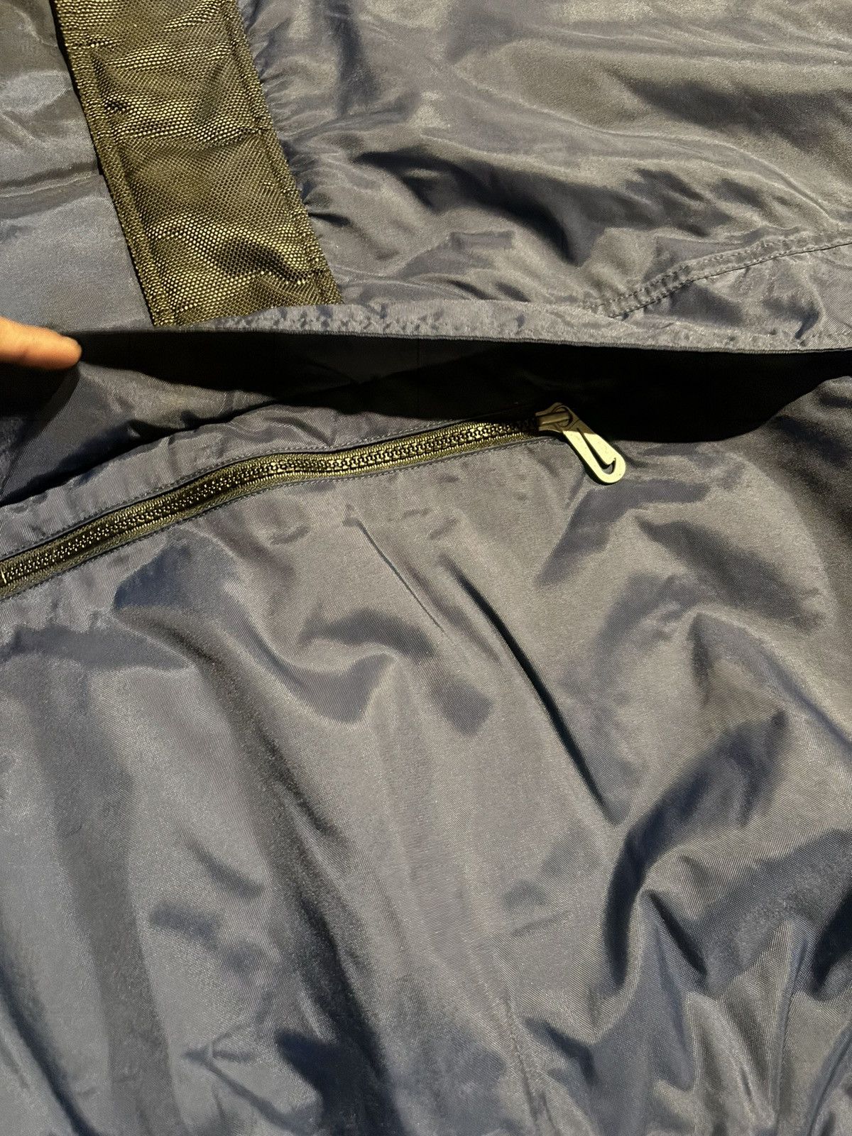 Nike × Vintage Vintage Nike center swoosh 1/4 Winter puff jacket Size US XXL / EU 58 / 5 - 4 Thumbnail