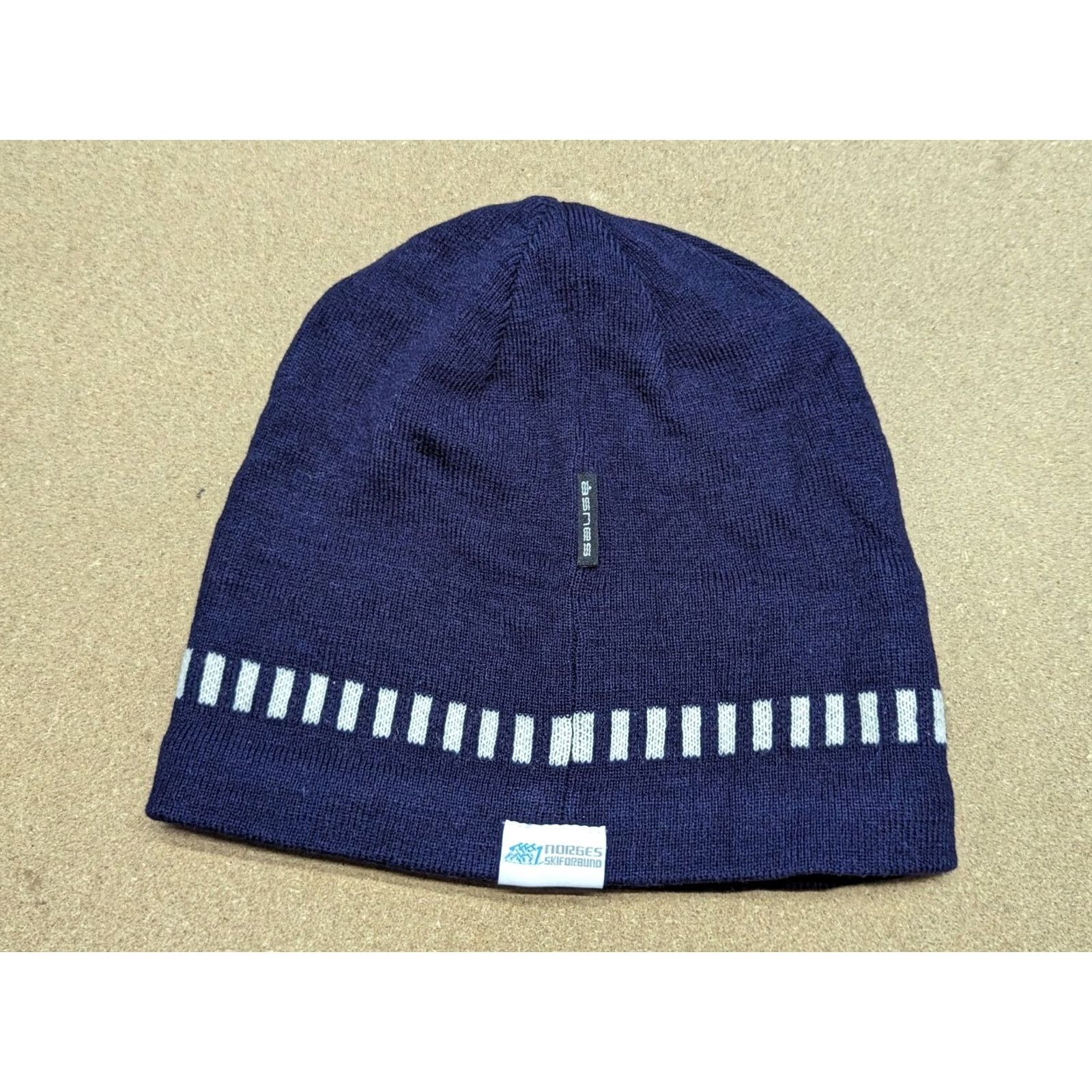 HATSKI VINTAGE ASNES Beanie Hat Ski One Size Thermal Winter Knit Wool Blend Lined Outdoor Norge Size ONE SIZE - 2 Thumbnail
