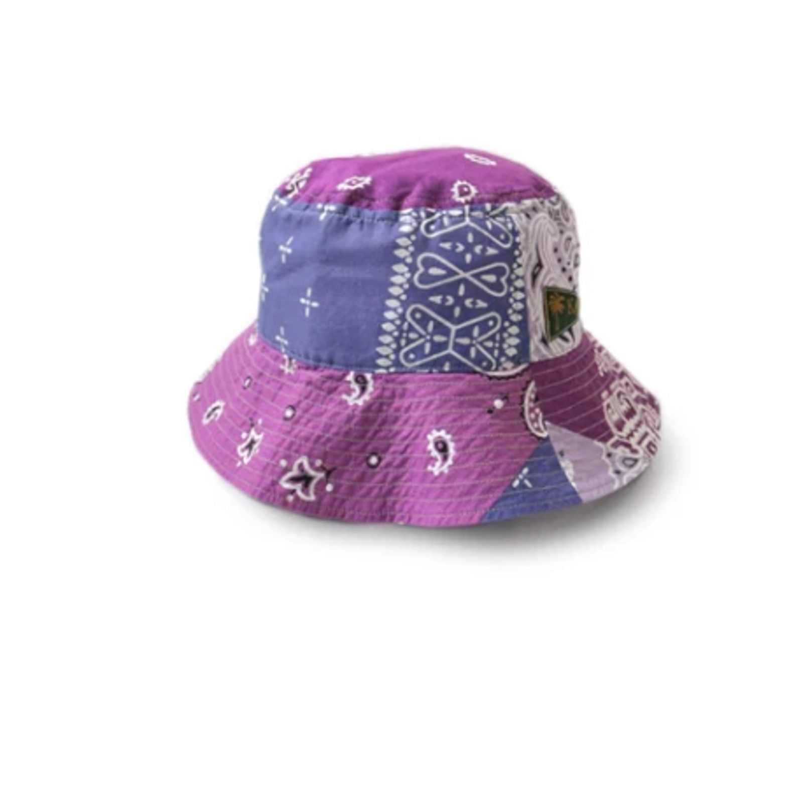 Kapital Kapital Bandana Patchwork Bucket Hat (Long Brim) Size ONE SIZE - 1 Thumbnail