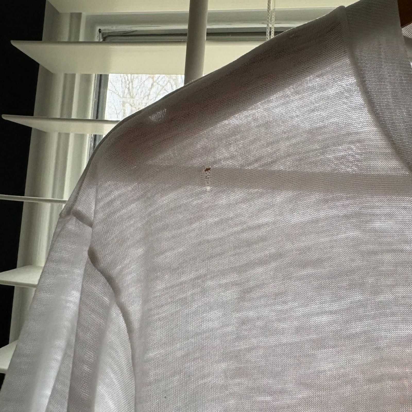Vintage Vintage 1980s Paper Thin Burnout T-Shirt Men's Size L White Size US L / EU 52-54 / 3 - 6 Thumbnail