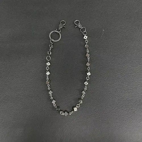 Jewelry Vintage Punk Dice Gothic Wallet Chain Pant Waist Size ONE SIZE - 1 Thumbnail