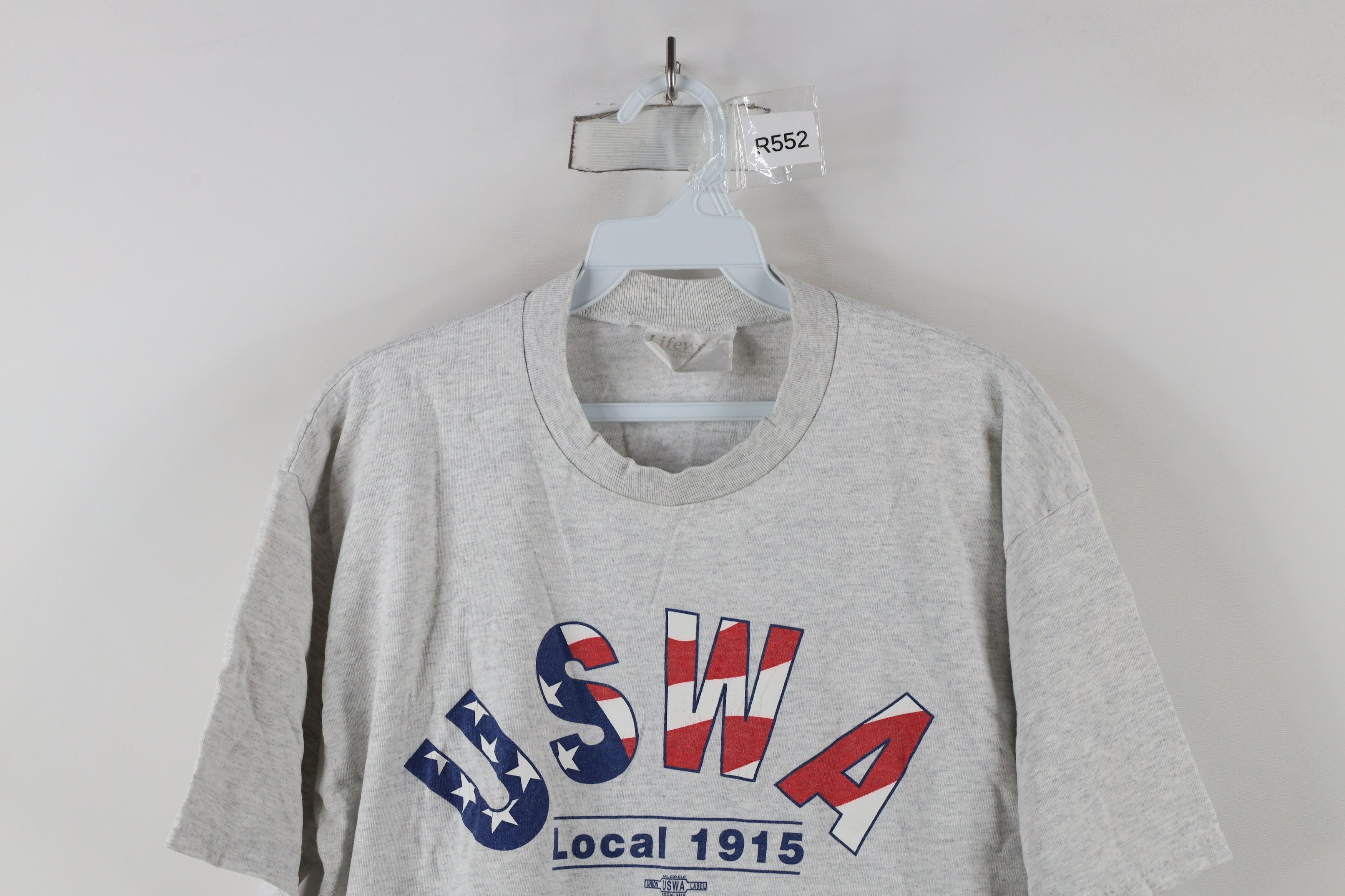 Vintage Vintage 90s Streetwear Steel Workers Local 1915 T-Shirt USA Size US L / EU 52-54 / 3 - 2 Thumbnail