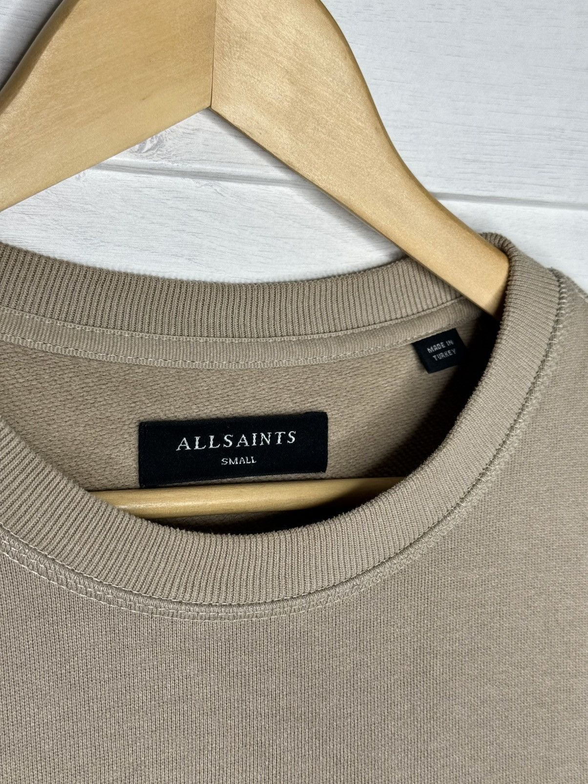 Allsaints Allsaints Raven Crew Neck Sweatshirt Jumper Basic Cotton Y2K Size US S / EU 44-46 / 1 - 3 Thumbnail