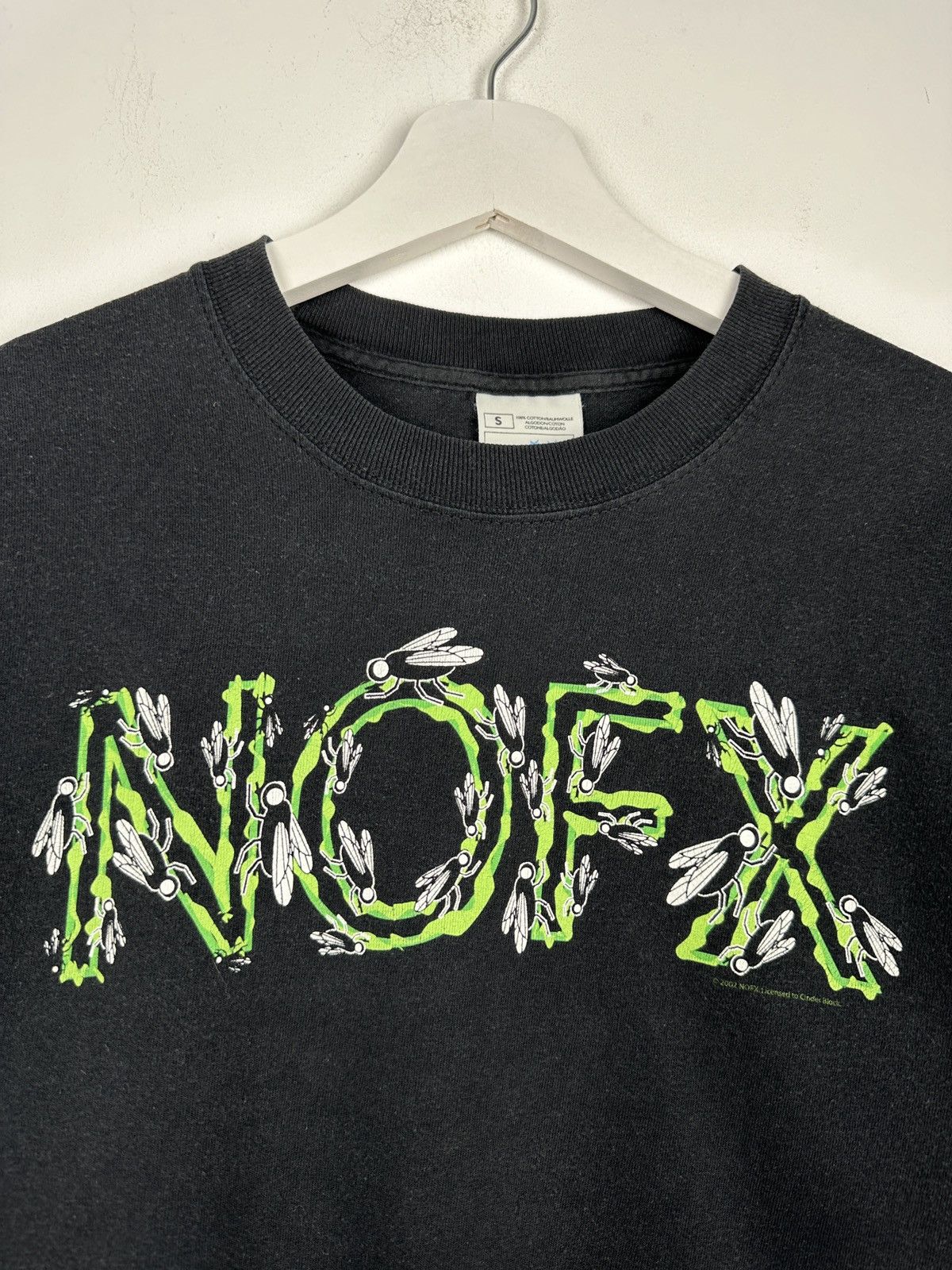 Band Tees Vintage NOFX Flies Logo Punk Rock Band Graphic T Shirt Tee Size US S / EU 44-46 / 1 - 3 Thumbnail