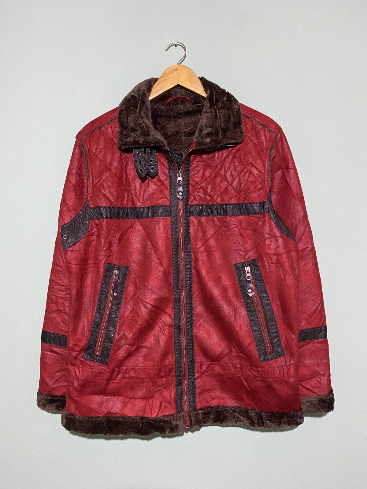 Le Grande Bleu (L.G.B.) JAPANESE BRAND PUNK GOTHIC FUR FIDATO Size US M / EU 48-50 / 2 - 1 Thumbnail