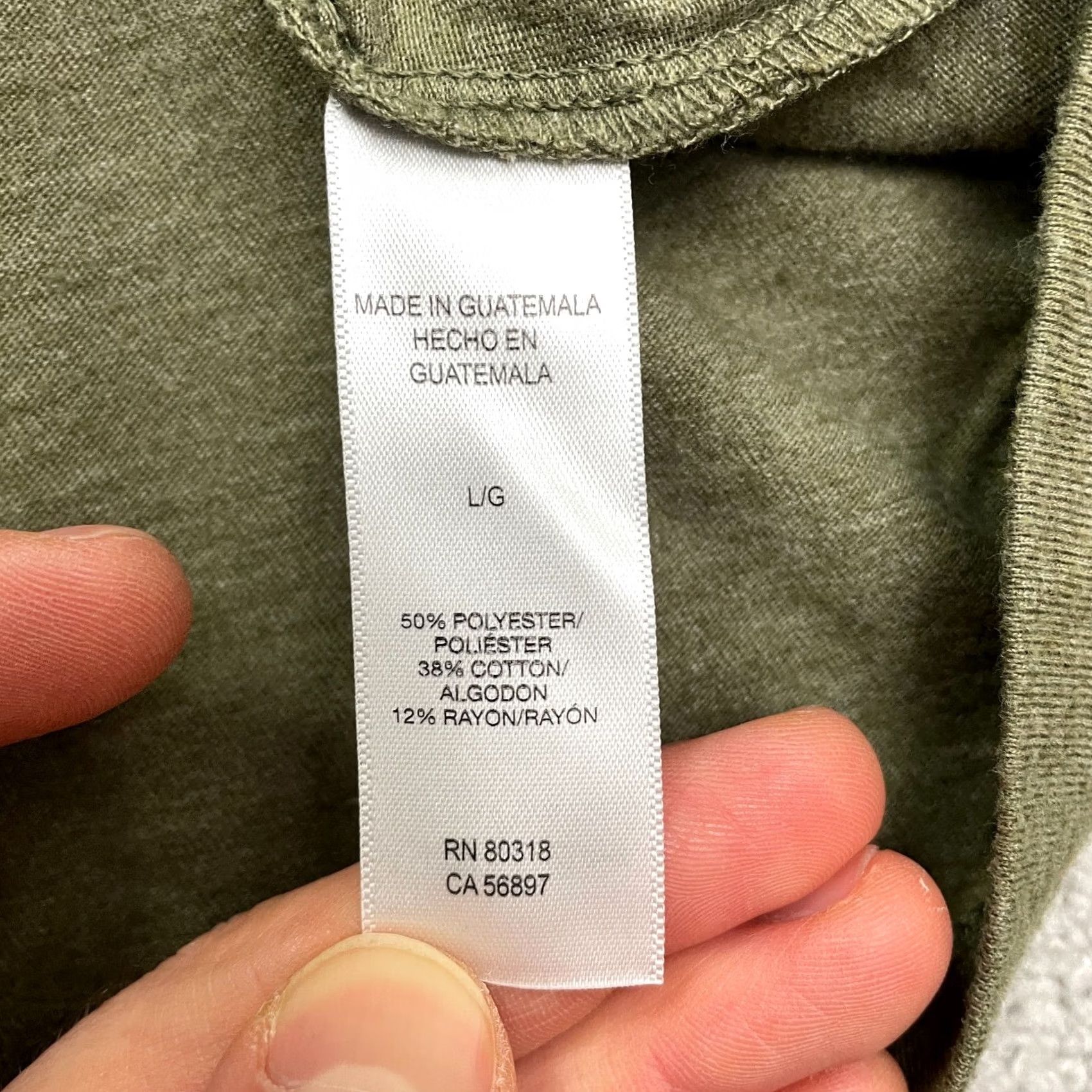 Lucky Brand Lucky Brand T-Shirt Large Green Graphic Crew Neck Short Sleeve Casual Tee Mens Size US L / EU 52-54 / 3 - 5 Thumbnail