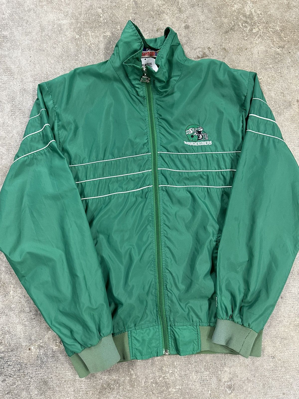 Starter Vintage 80s Starter Saskatchewan Rough Riders CFL Jacket Size US L / EU 52-54 / 3 - 3 Thumbnail