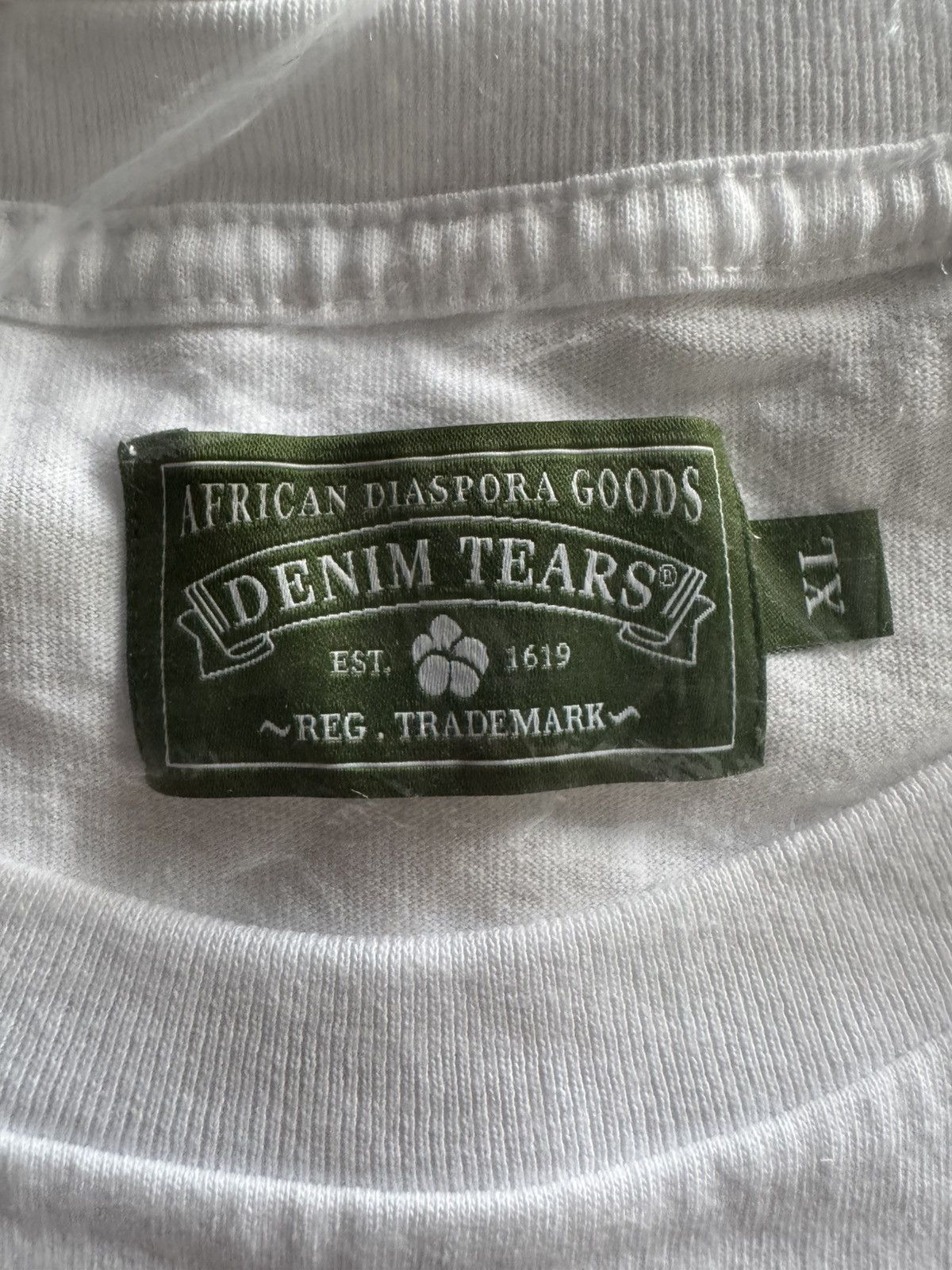 DENIM TEARS Denim Tears Black Lazarus Tee White Size US XL / EU 56 / 4 - 3 Thumbnail