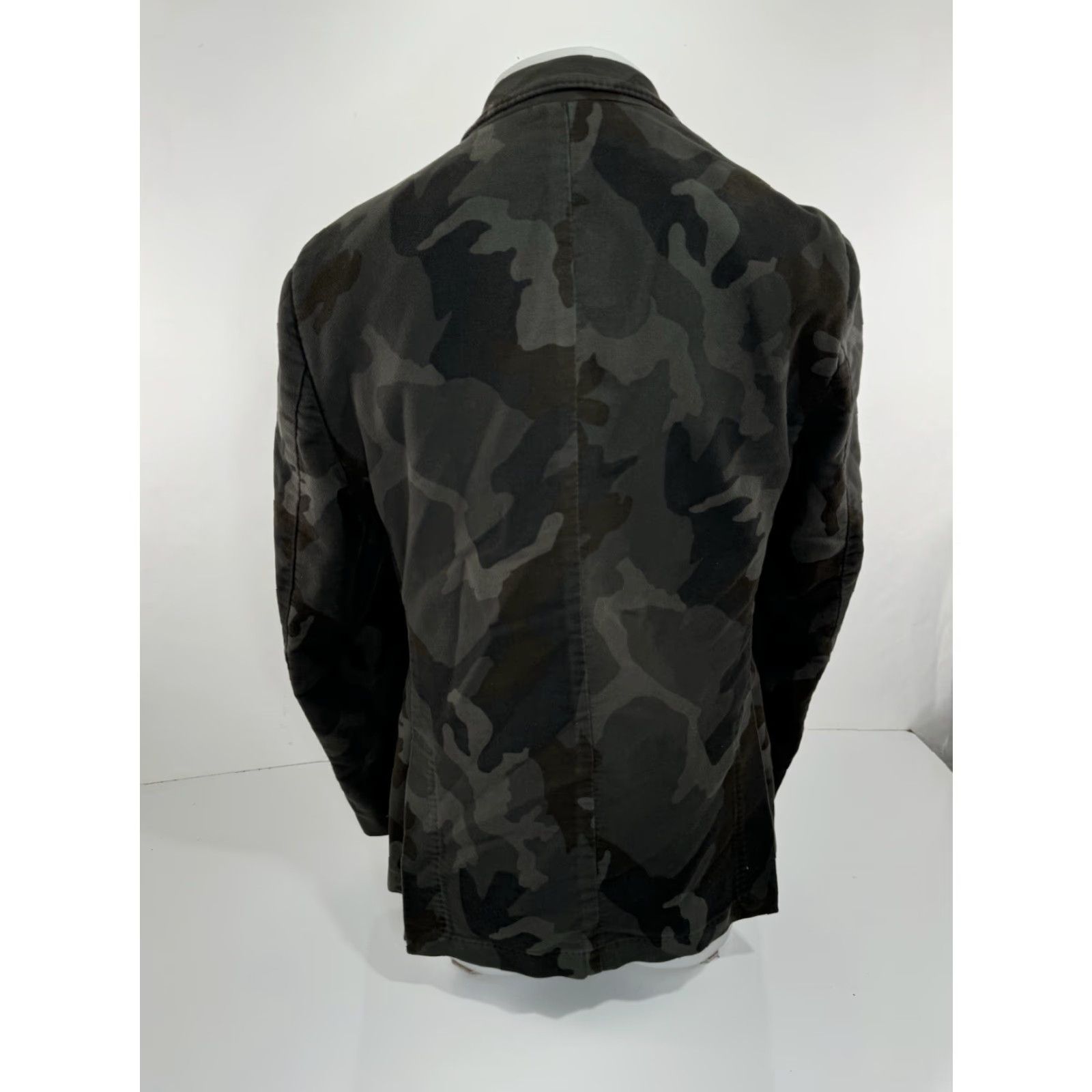 Brooks Brothers BROOKS BROTHERS / RED FLEECE CAMOUFLAGE Blazer Jacket Mens 40 R Green Size 40R - 3 Thumbnail