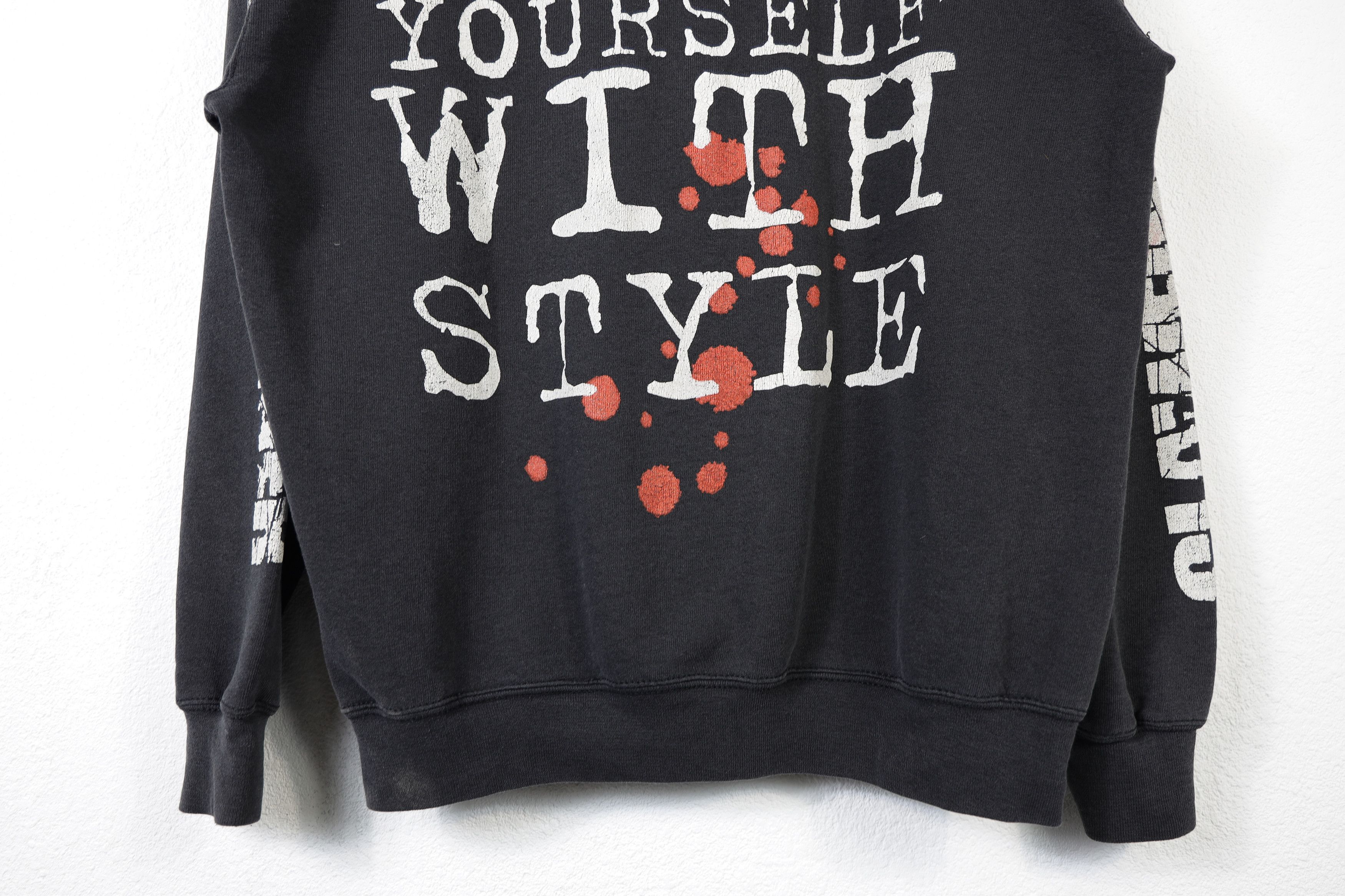 Band Tees Vintage Clawfinger Hate Yourself With Style Print Hoodie 90s Size US M / EU 48-50 / 2 - 13 Thumbnail