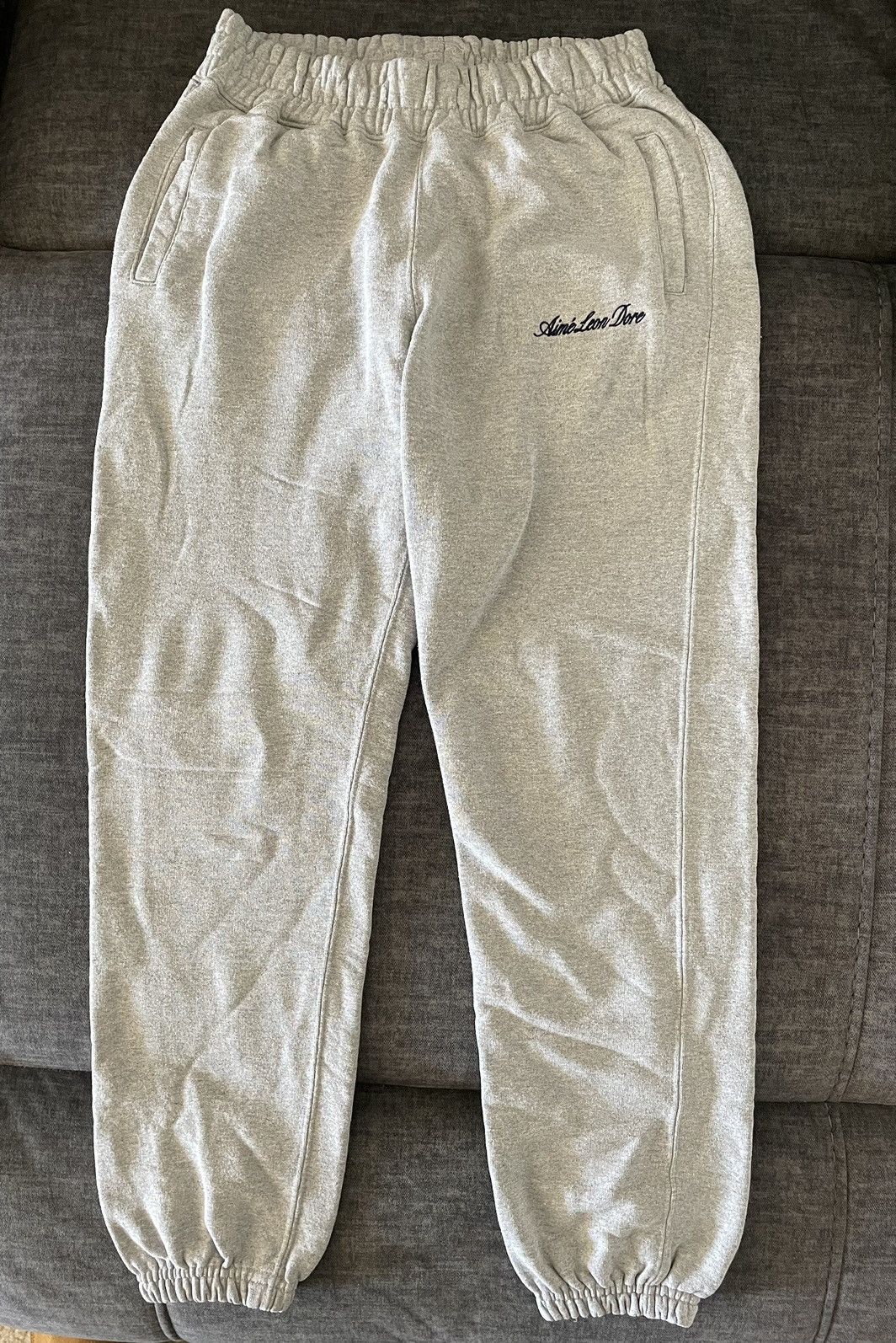 aime leon dore uniform Heather Gray sweatpants Size S