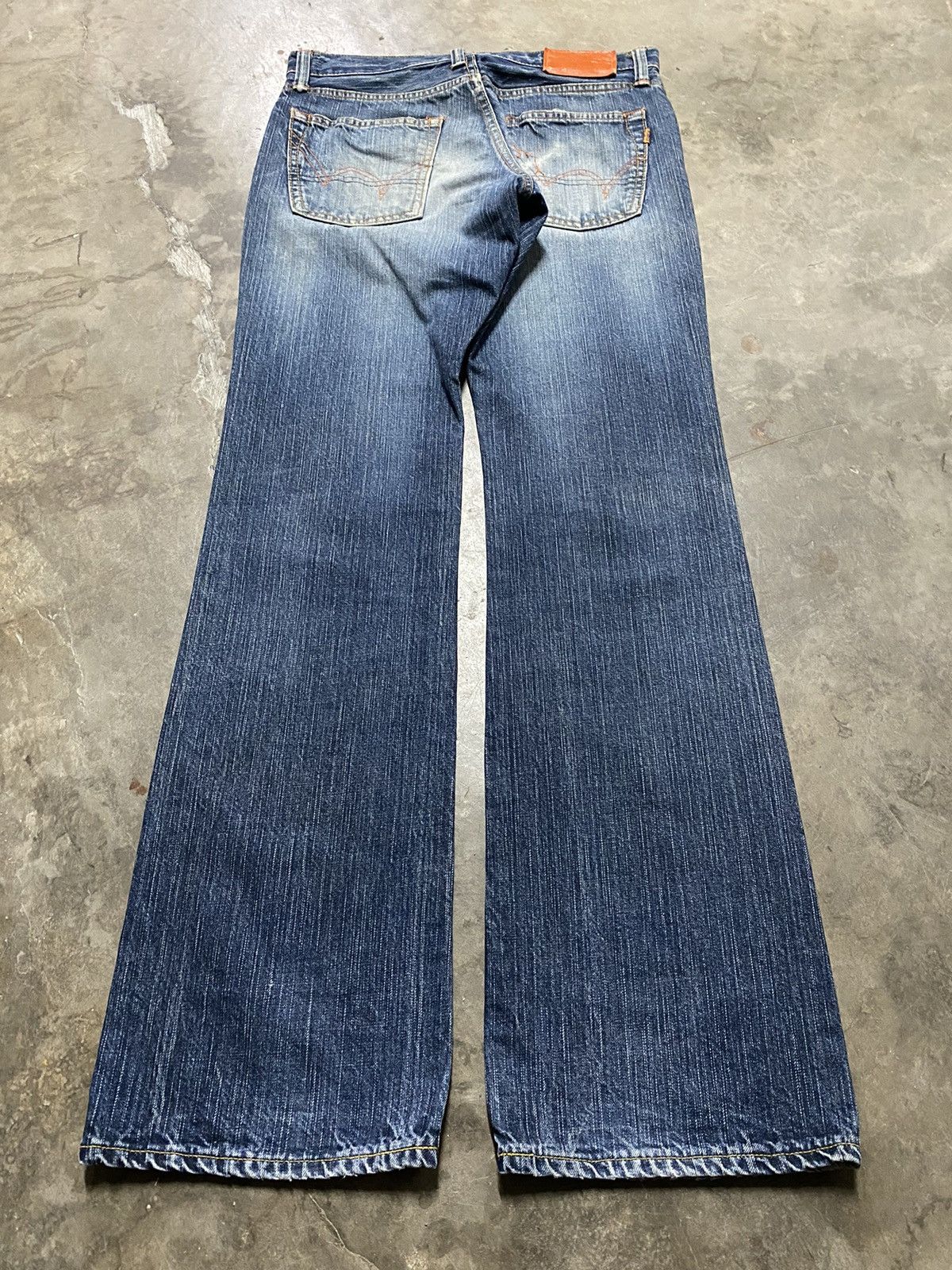 Edwin × If Six Was Nine × Tornado Mart Flare Jeans Vintage Edwin Distressed Denim @act231 Size US 30 / EU 46 - 3 Thumbnail