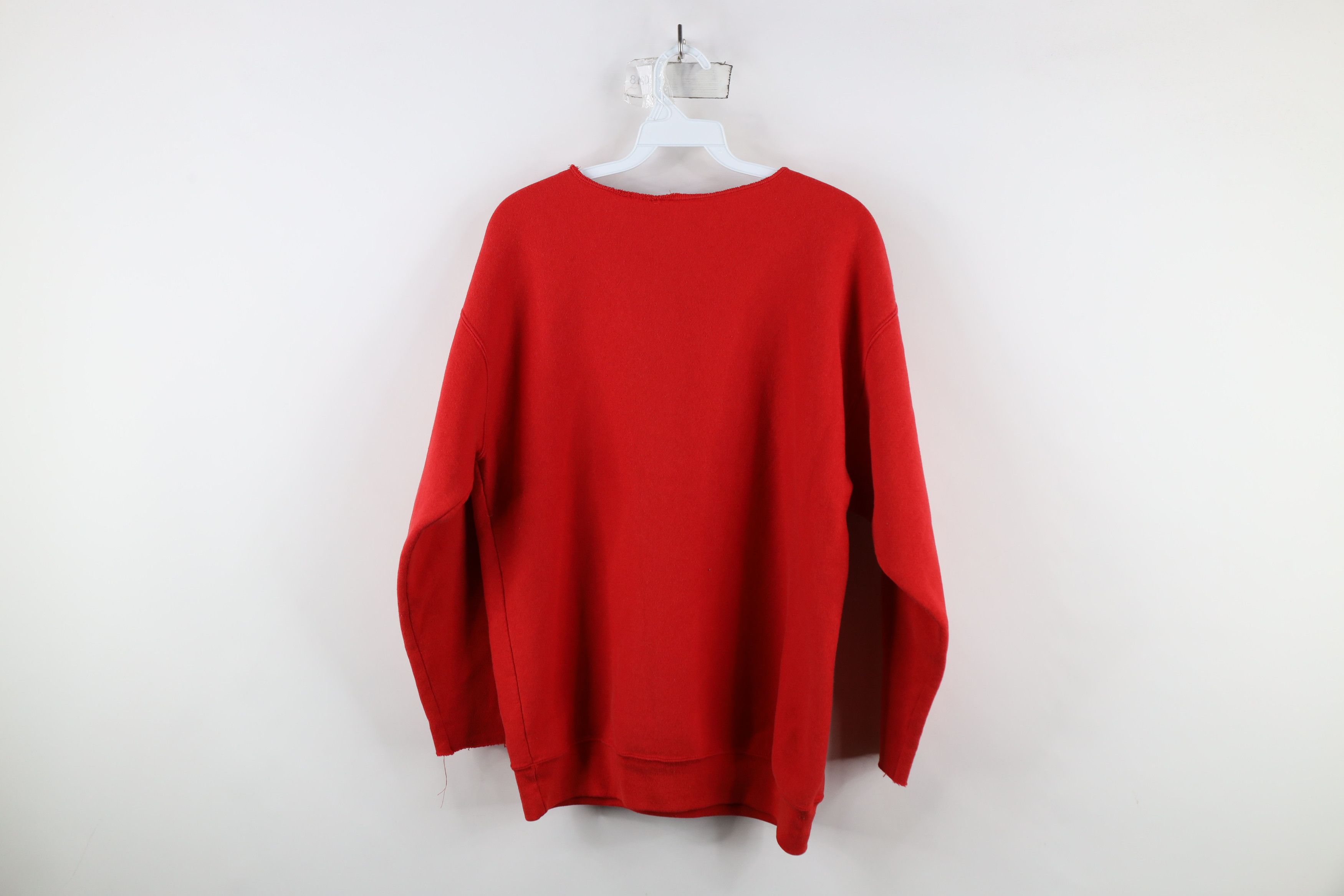 Vintage Vintage 90s Ohio State University Buckeyes Sweatshirt Red Size L / US 10 / IT 46 - 9 Thumbnail