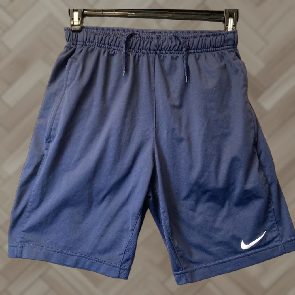 Nike Nike Athletic Shorts Men's Size S Blue Elastic Waist Drawstring Pockets /45-45 Size US 28 / EU 44 - 1 Thumbnail