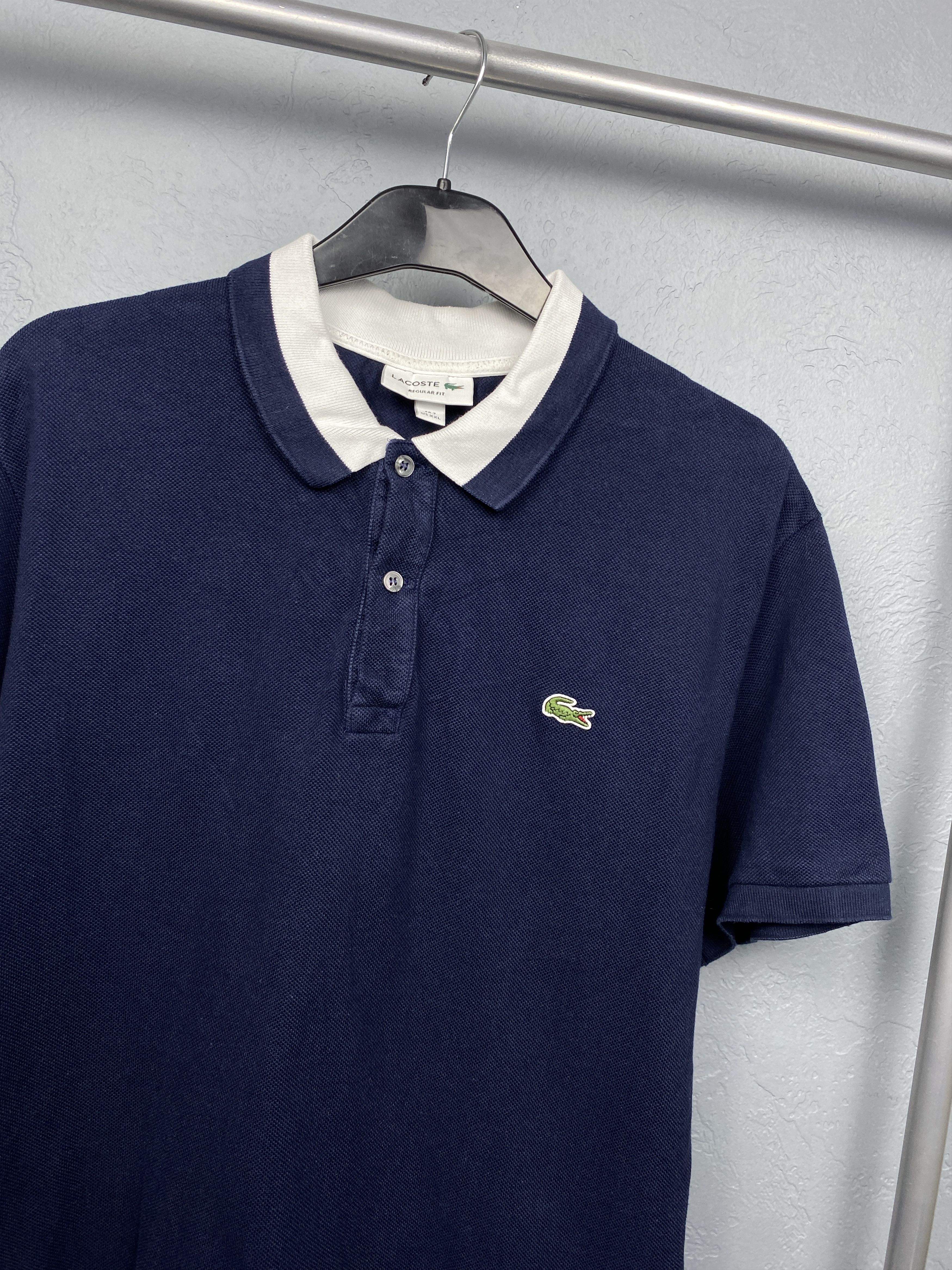 Lacoste × Vintage Lacoste Vintage Mens Polo Shirt Size XXL Size US XXL / EU 58 / 5 - 2 Thumbnail