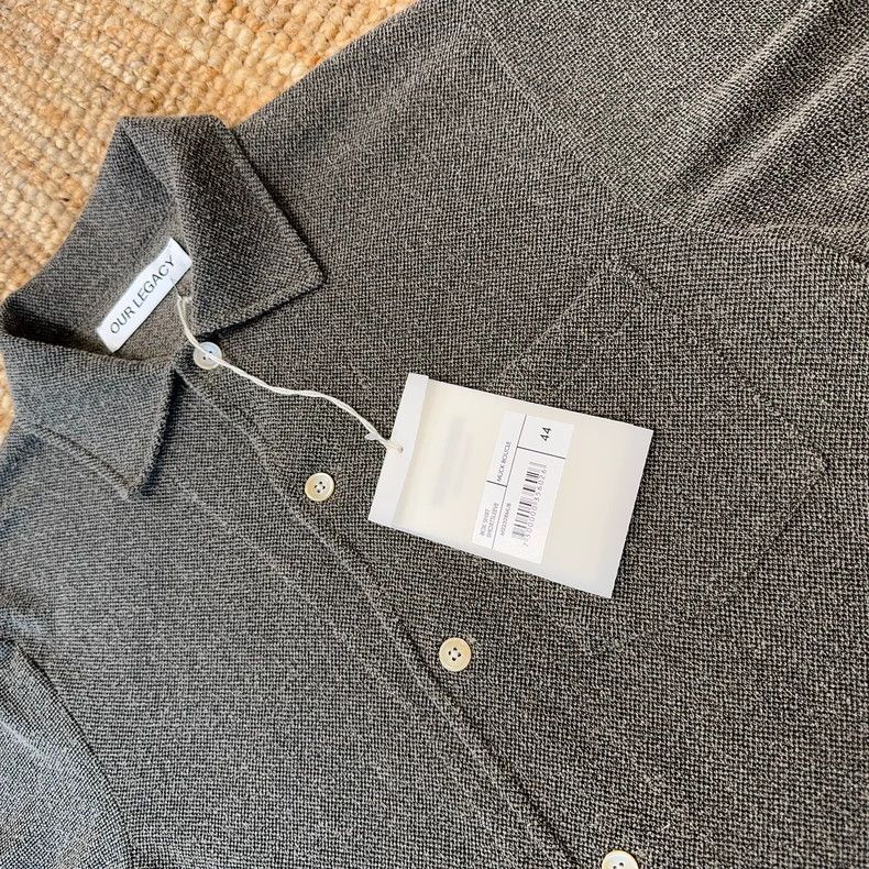 Our Legacy our legacyCotton and linen short-sleeved shirt 2505-Nextarr Size US S / EU 44-46 / 1 - 2 Thumbnail