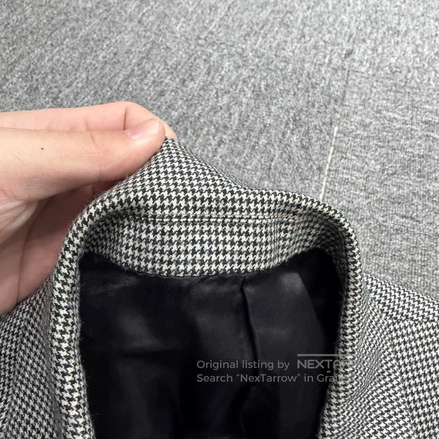 JOHN LAWRENCE SULLIVAN johnlawrencesullivan Houndstooth Wool Blazer. Size US M / EU 48-50 / 2 - 2 Thumbnail