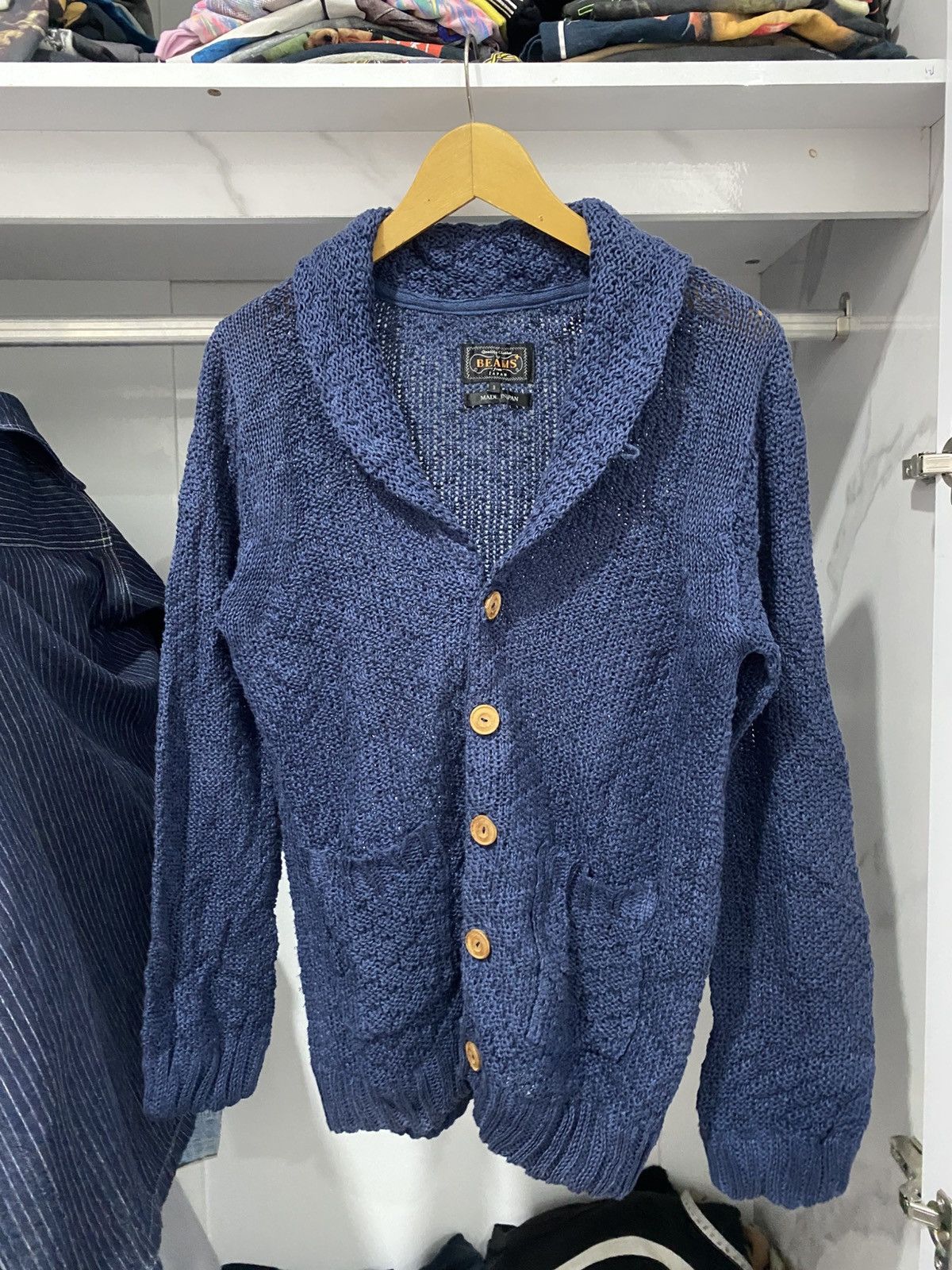 Beams Japan × Hysteric Glamour × Japanese Brand Beams Japan Knitted Cardigan Hysteric Size US S / EU 44-46 / 1 - 3 Thumbnail