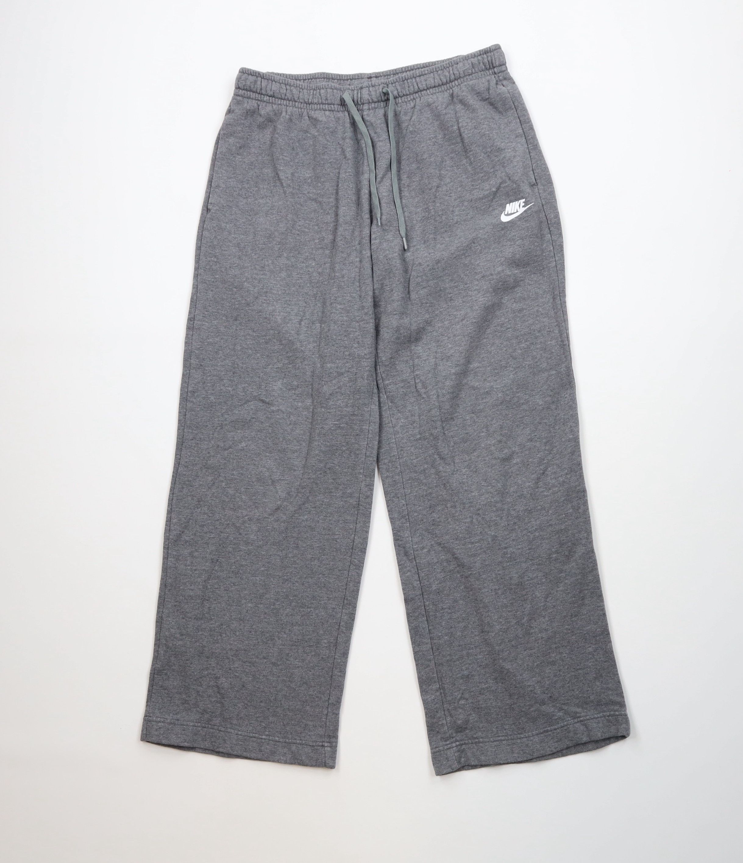 Nike Vintage Nike Mini Swoosh Wide Leg Sweatpants Pants Gray Size US 34 / EU 50 - 1 Thumbnail