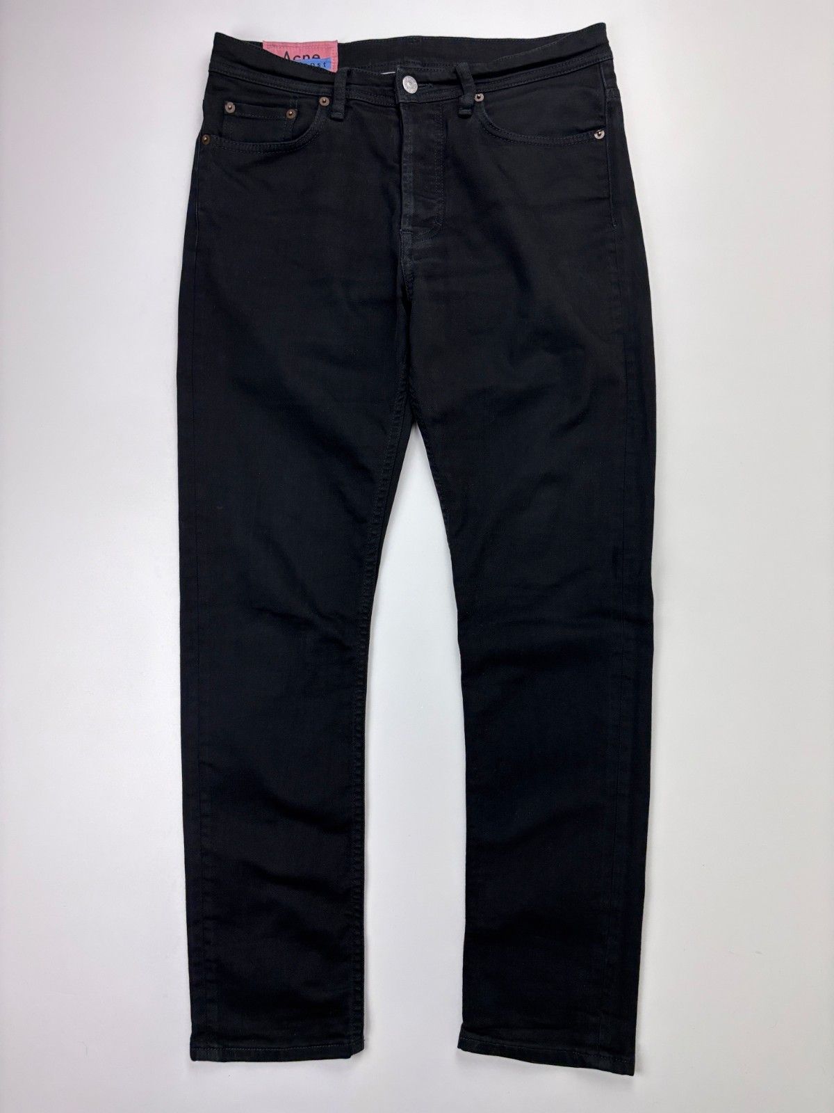Acne Studios Acne Studios Jeans Bla Konst Stockholm River Stay Black 30 Size US 30 / EU 46 - 1 Thumbnail