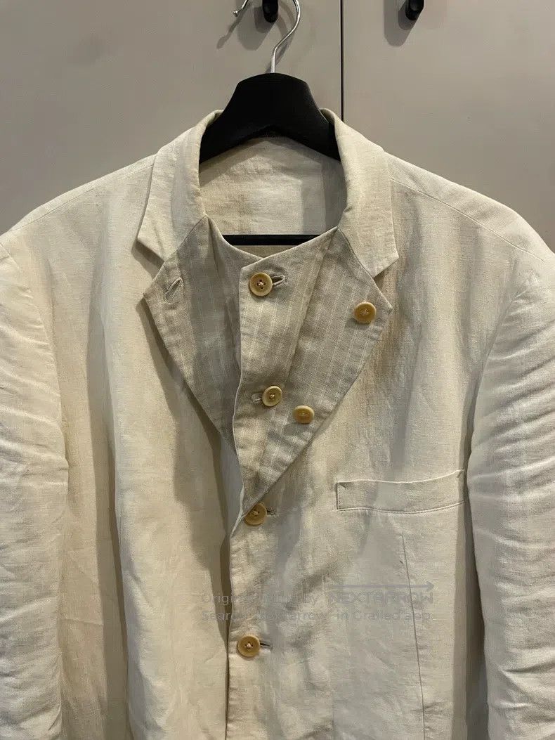 Yohji Yamamoto Yohji Yamamoto 2007 SS Double Collar Blazer jacket Size US M / EU 48-50 / 2 - 5 Thumbnail