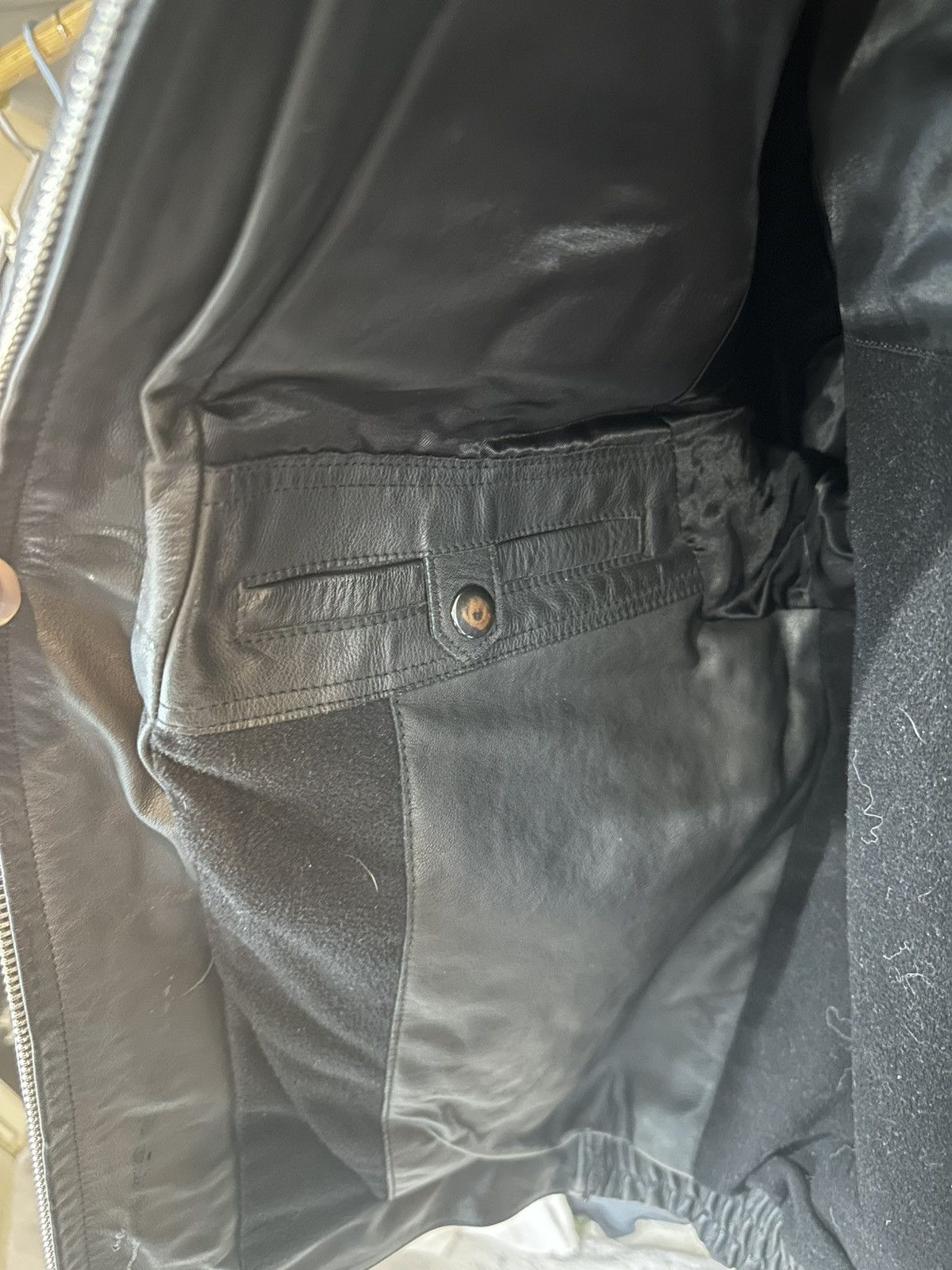 Generic Surplus 1980’s German Police leather jacket Size US L / EU 52-54 / 3 - 5 Thumbnail