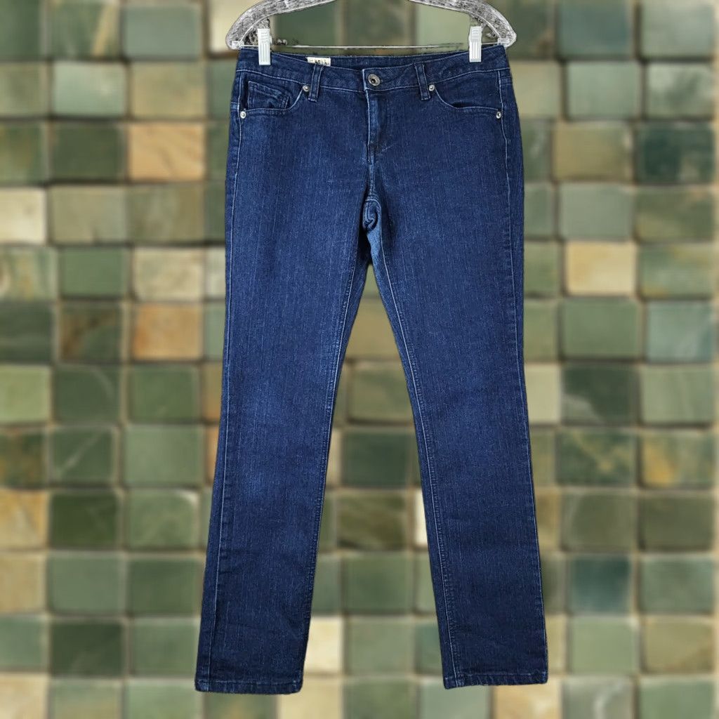 Volcom Volcom Jeans Size 9 Blue Stix Skinny Shortie Fit Stretch Womens Size 30" / US 8 / IT 44 - 1 Thumbnail