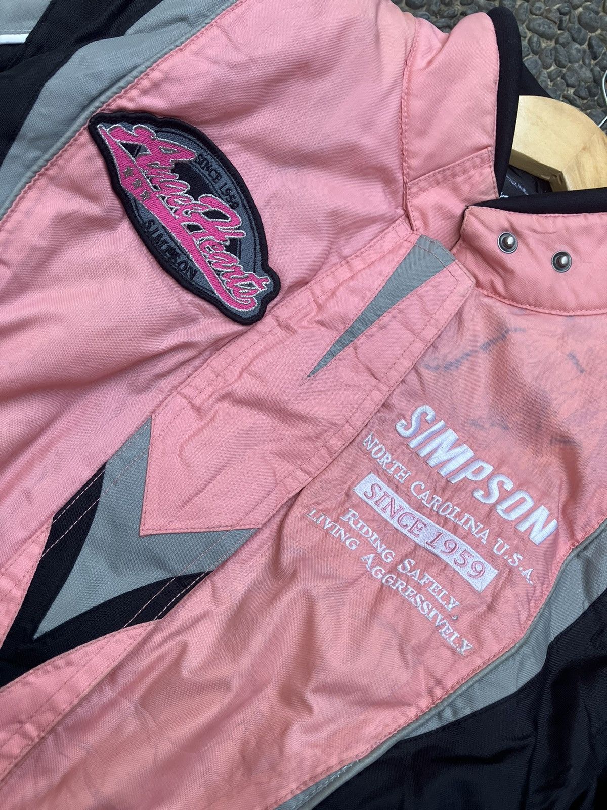 Vintage Vintage Simpson Angel Hearts Team Race Jacket Size US L / EU 52-54 / 3 - 5 Thumbnail