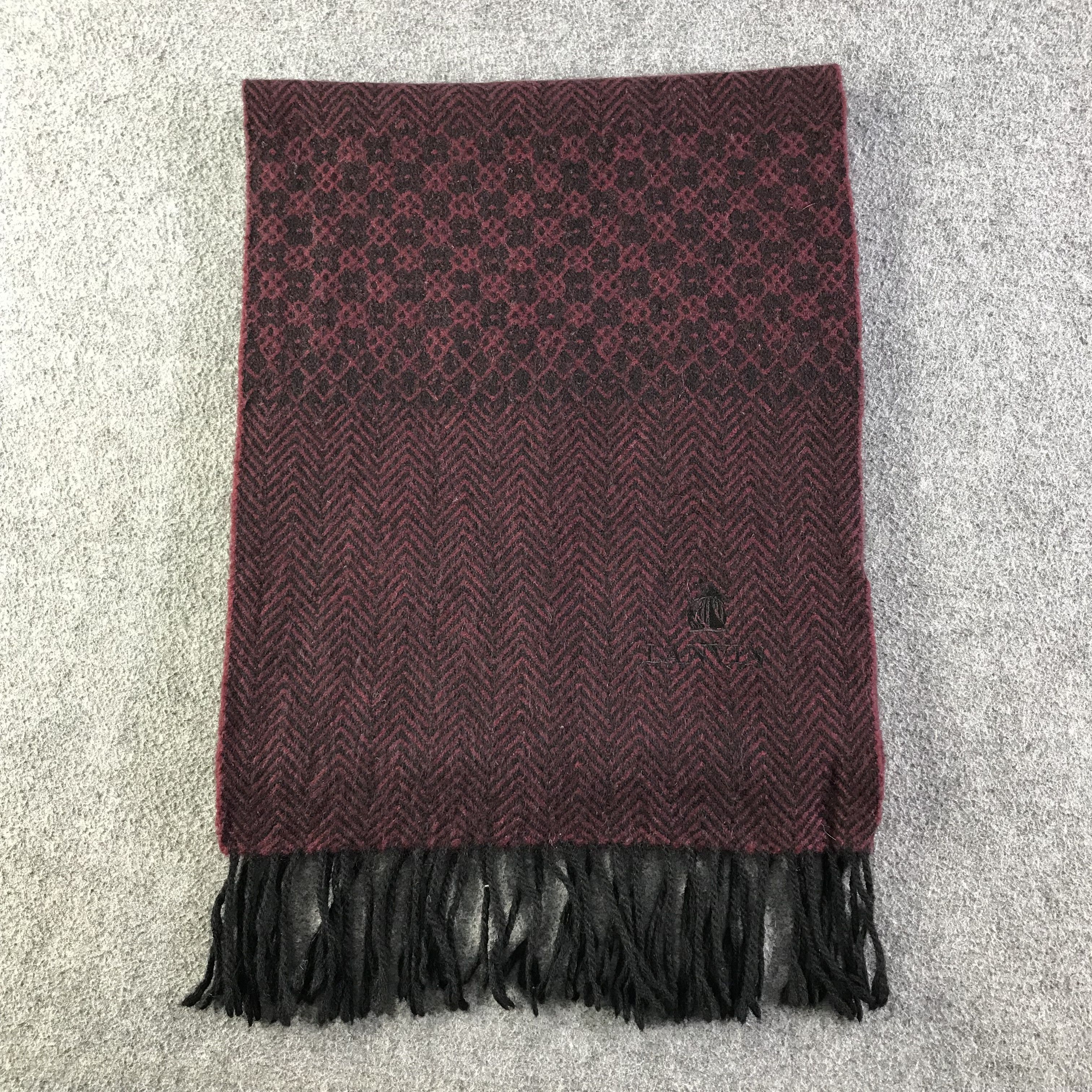 Lanvin Lanvin Wool Scarf / Muffler / Neckwear SS1525 Size ONE SIZE - 3 Thumbnail