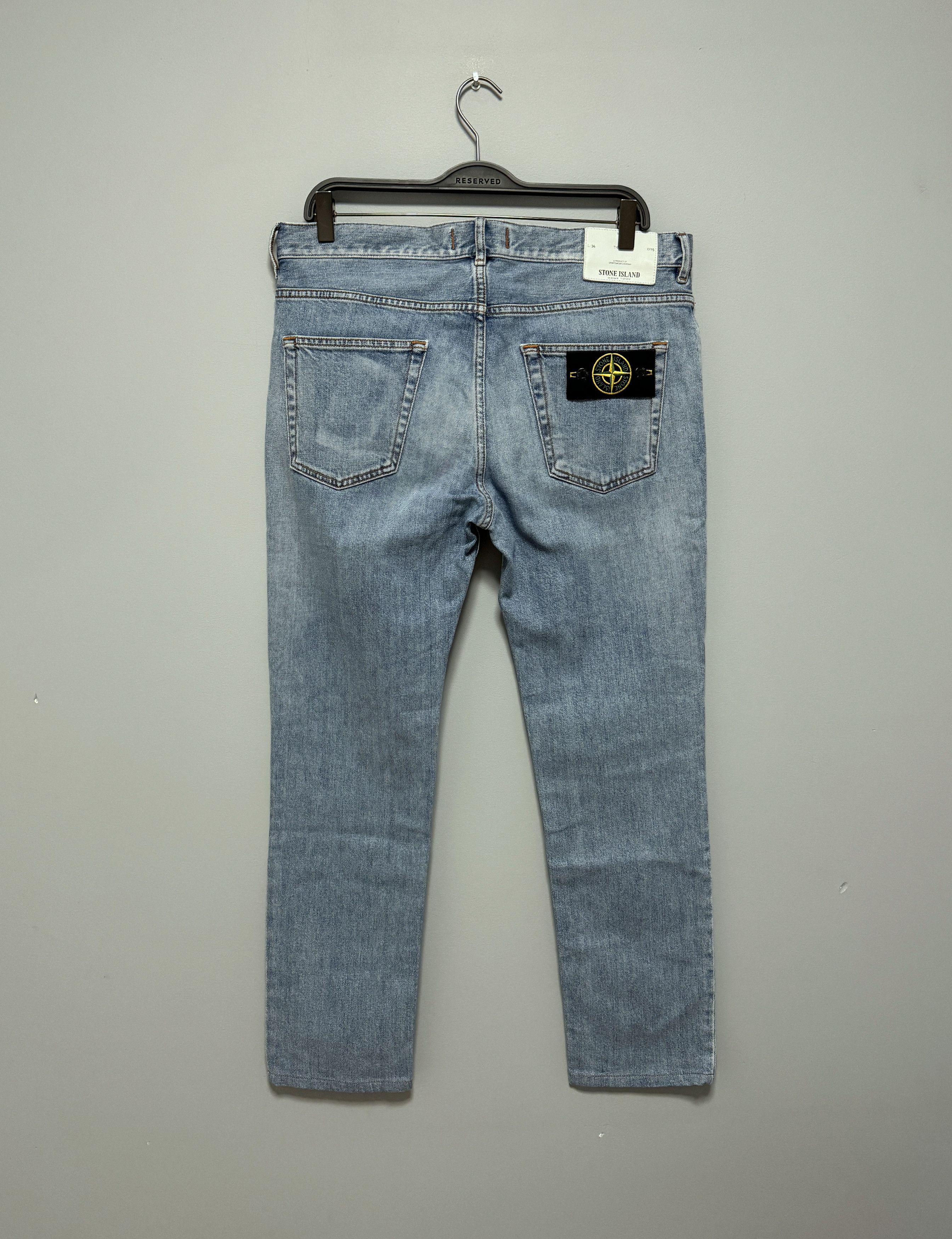 Stone Island Stone Island Denim Pants Jeans Men’s Light Blue Size 33 Size US 33 - 1 Thumbnail