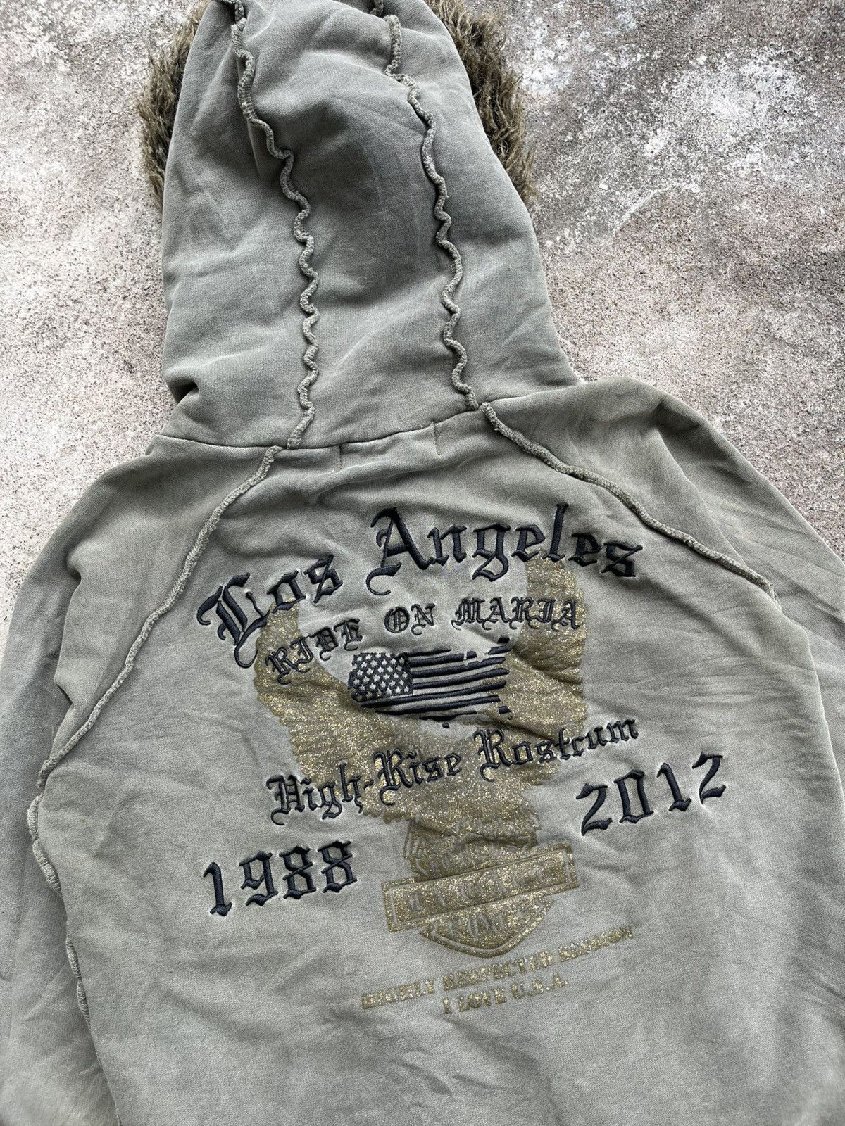 Japanese Brand VTG LA GATE INDIAN JAPANESE FUR HOODIE IFSIXWASNINE STYLE Size US M / EU 48-50 / 2 - 22 Thumbnail
