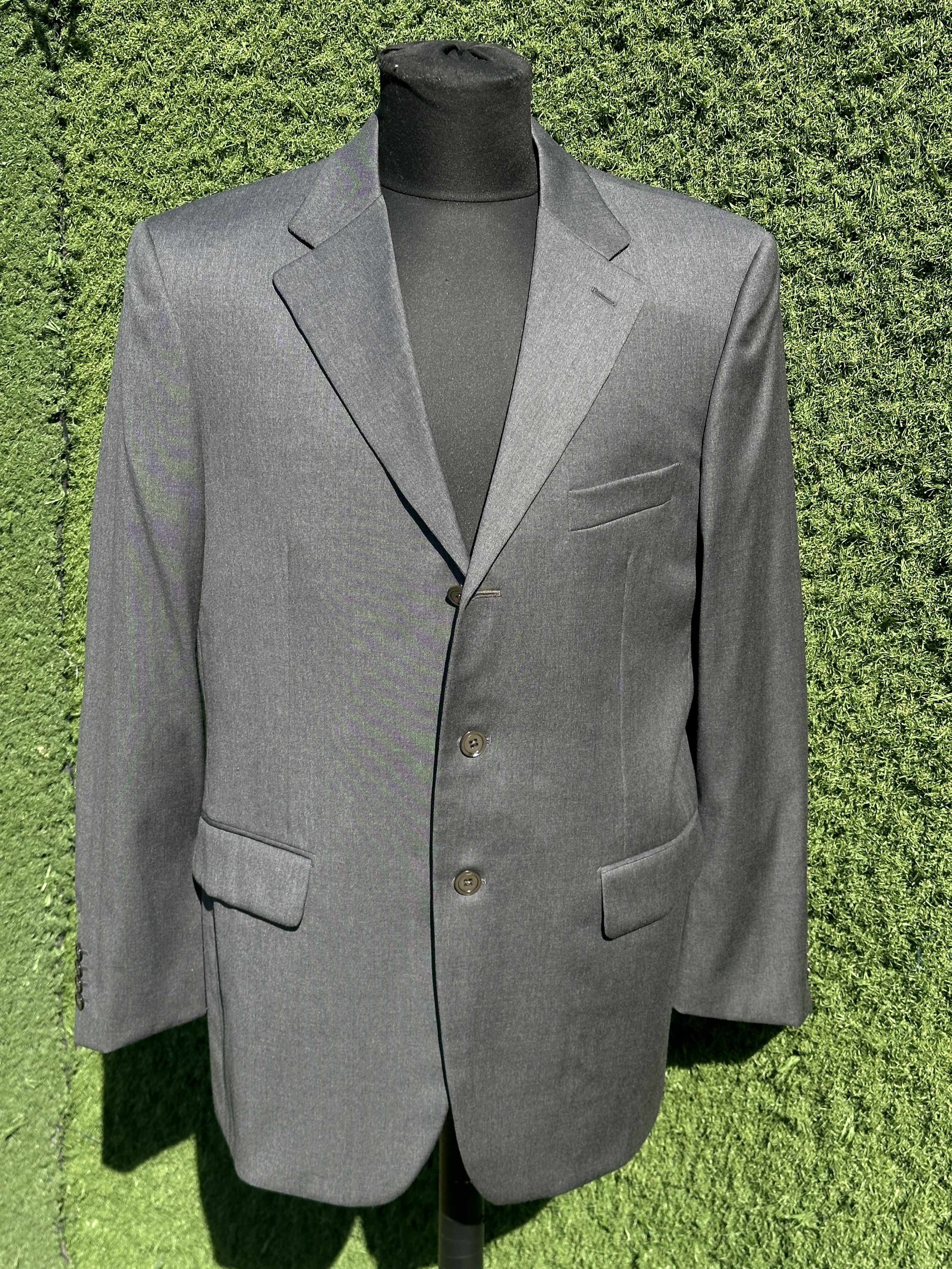 Yves Saint Laurent Yves Saint Laurent Homme Loro Piana Super 120 Blazer 54 6R Size 54R - 7 Thumbnail