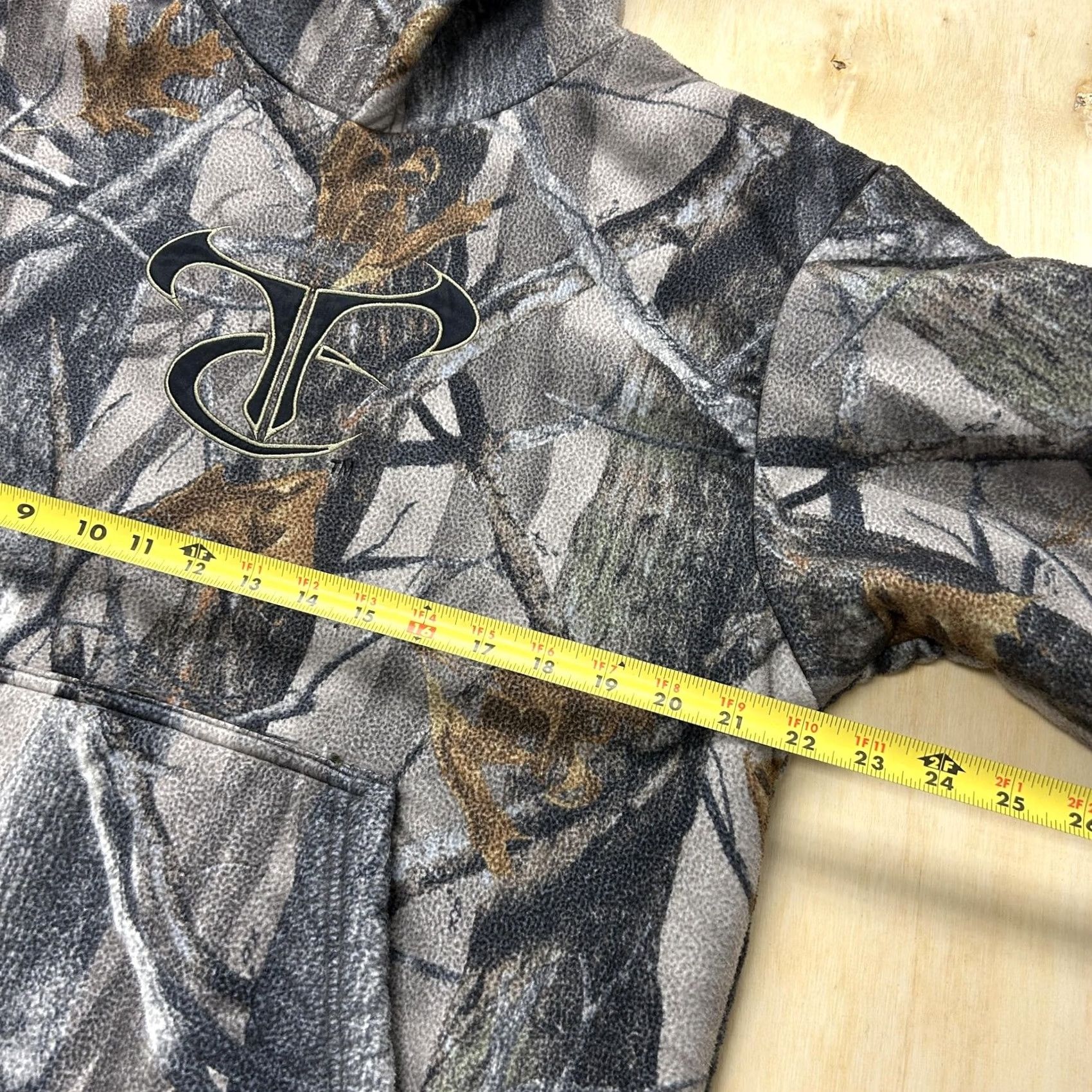 Vintage TrueTimber Hoodie Mens L Gray Camo Fleece Pullover Sherpa Hunting Sweatshirt Size US L / EU 52-54 / 3 - 6 Thumbnail