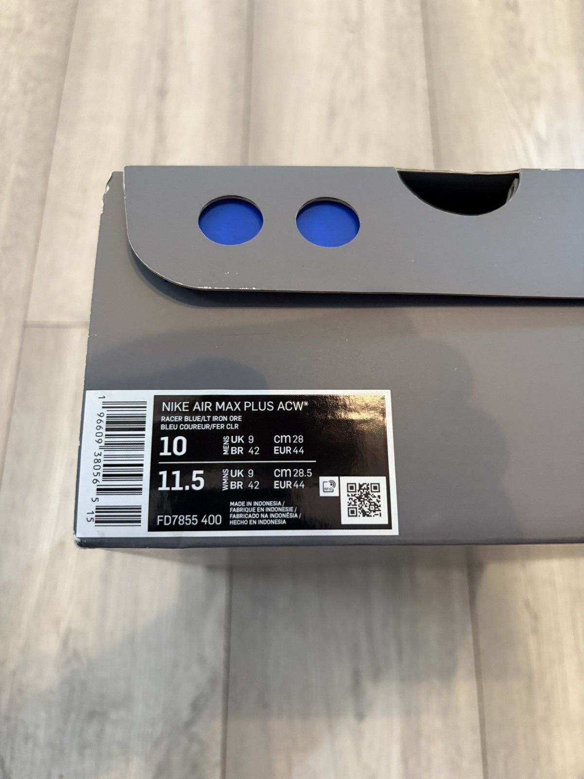 A-COLD-WALL* × Nike Nike x A-Cold-Wall Air Max Plus Tns House Blue - Size 9 UK Size US 10 / EU 43 - 12 Thumbnail