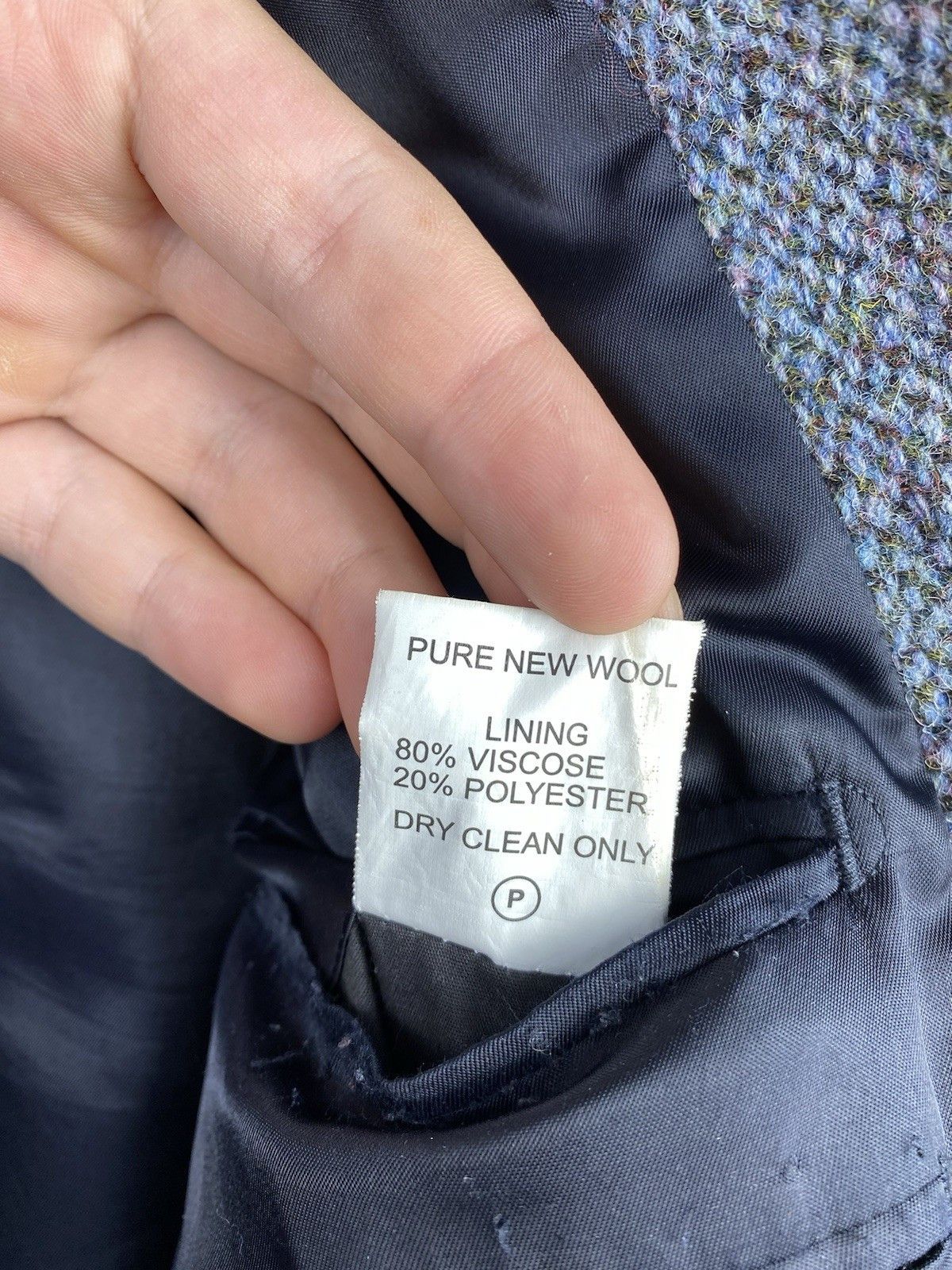 Harris Tweed Vintage Harris Tweed Pure Wool Blazer Jacket Size 42L - 20 Thumbnail