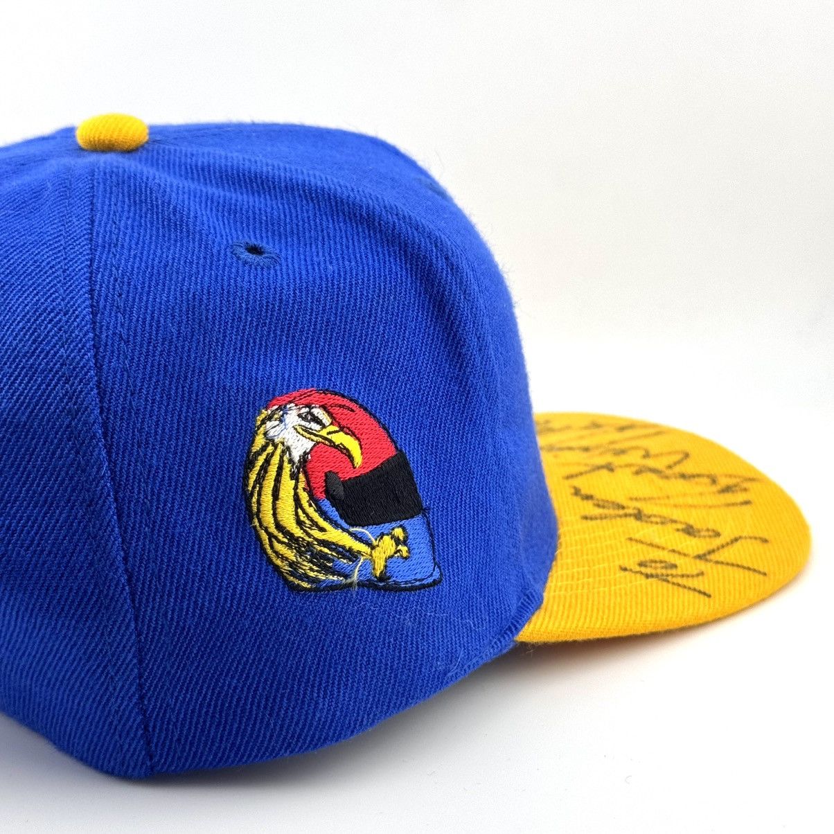 Vintage Vtg 90s Robby Unser Signed Team Cheever IndyCar Wool Hat Size ONE SIZE - 4 Thumbnail