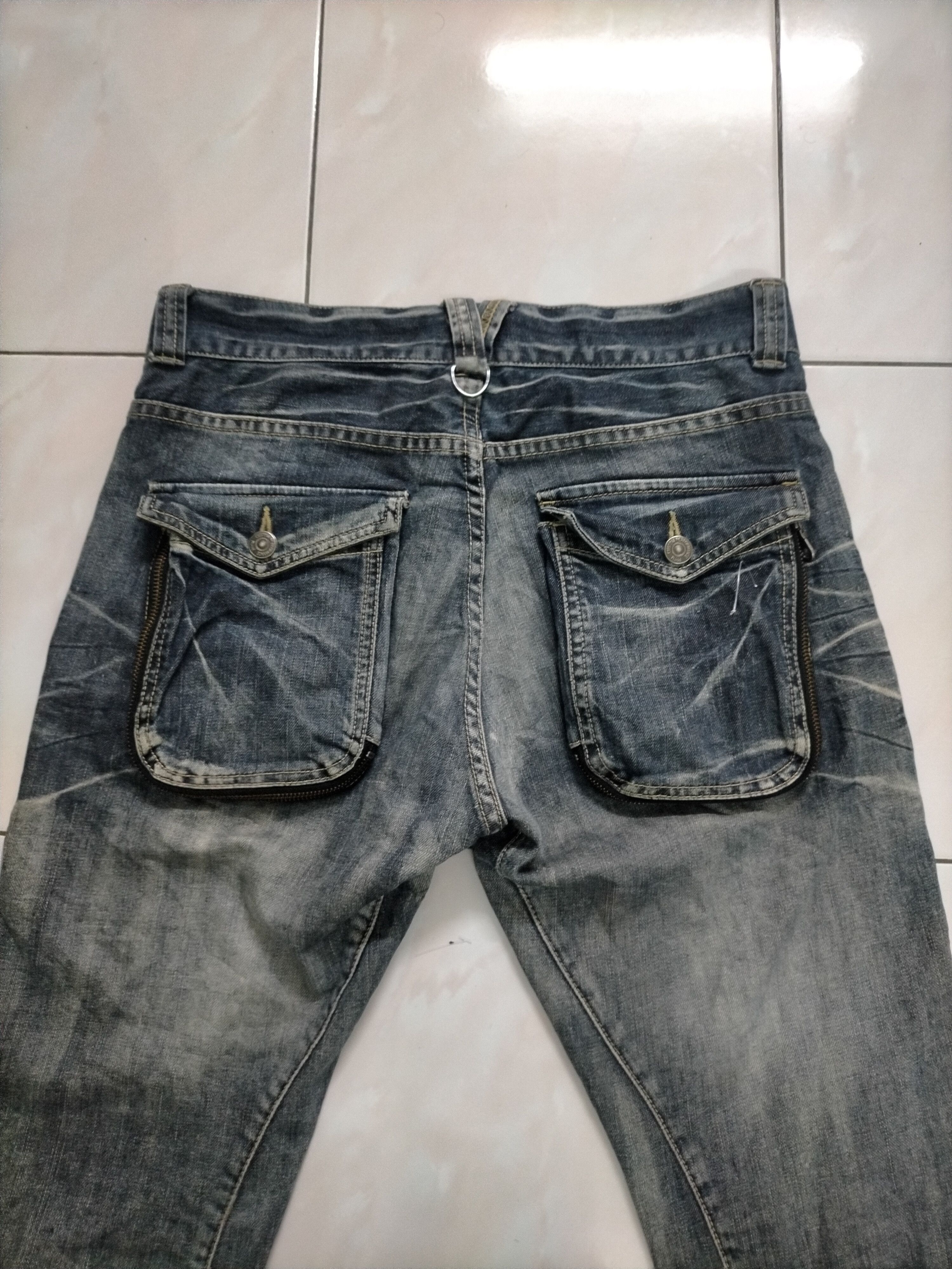 Japanese Brand × PPFM PPFM Mudwash Curved in Legs Denim Jeans Pant Size US 32 / EU 48 - 12 Thumbnail