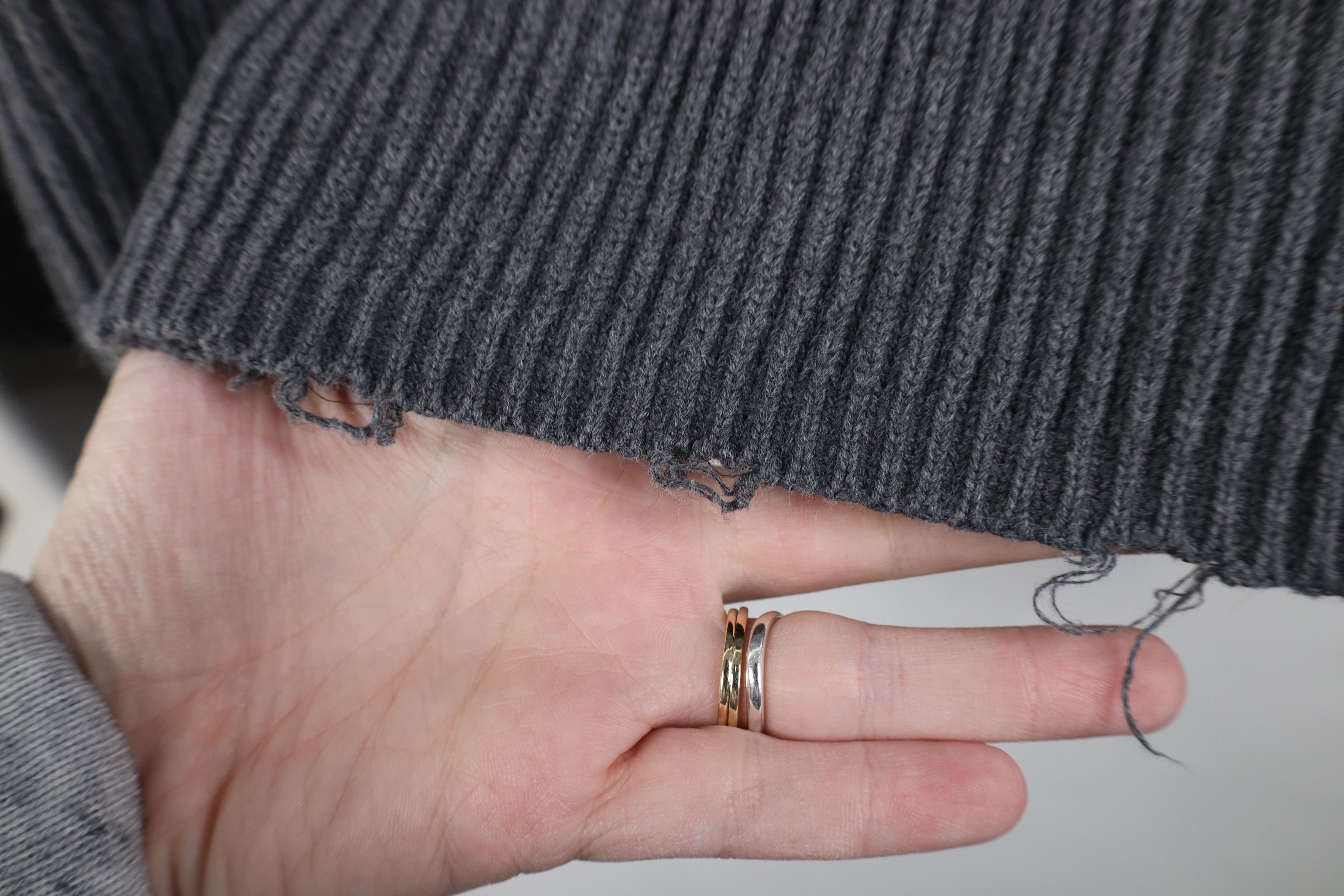 Gap Vintage Y2K Gap Blank Cotton Ribbed Knit Crewneck Sweater Size M / US 6-8 / IT 42-44 - 10 Thumbnail