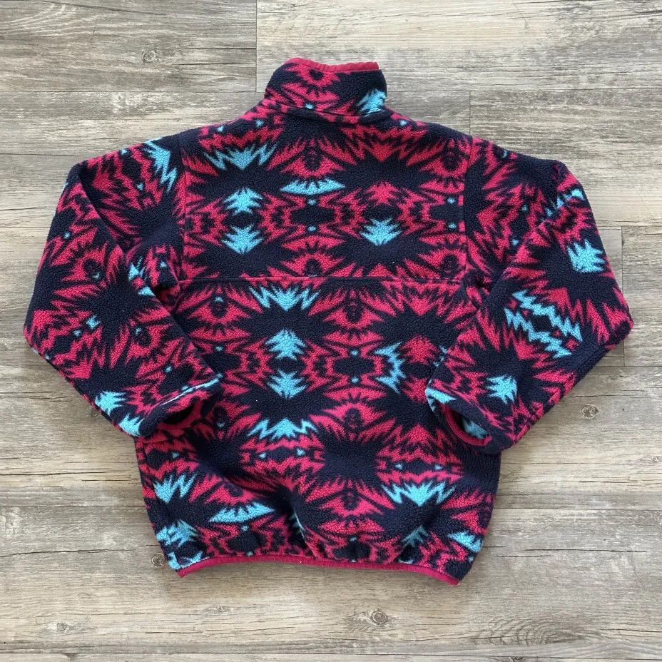 Patagonia Vintage Patagonia Synchilla Snap-T Pullover Aztec Sweater Size S / US 4 / IT 40 - 5 Thumbnail