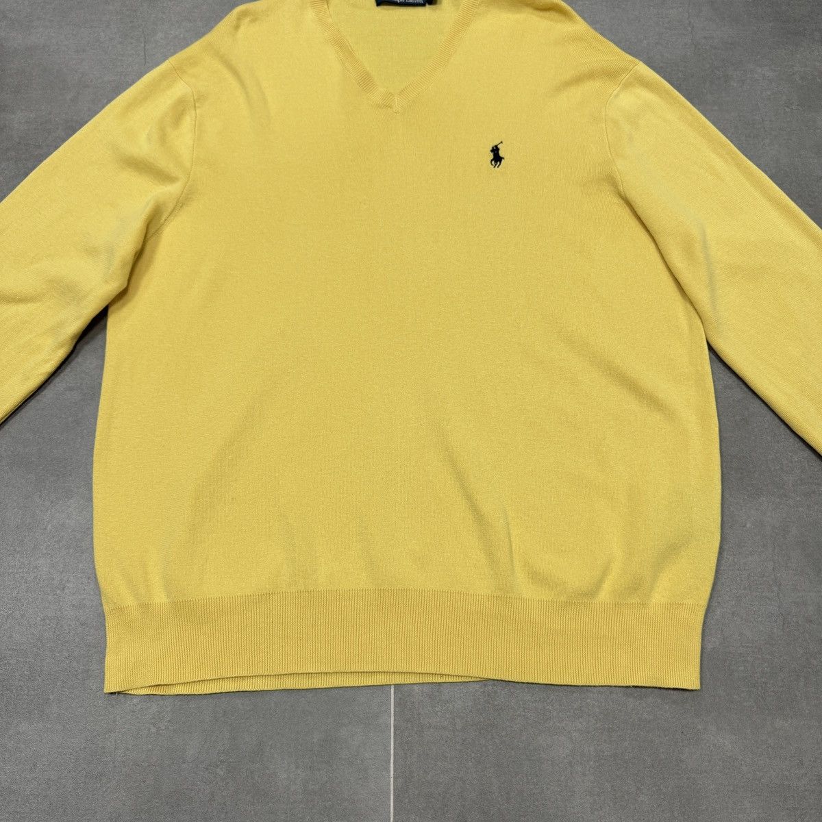 Polo Ralph Lauren × Vintage Polo Ralph Lauren V-Neck Sweater Pullover Men Size XL Size US XL / EU 56 / 4 - 3 Thumbnail
