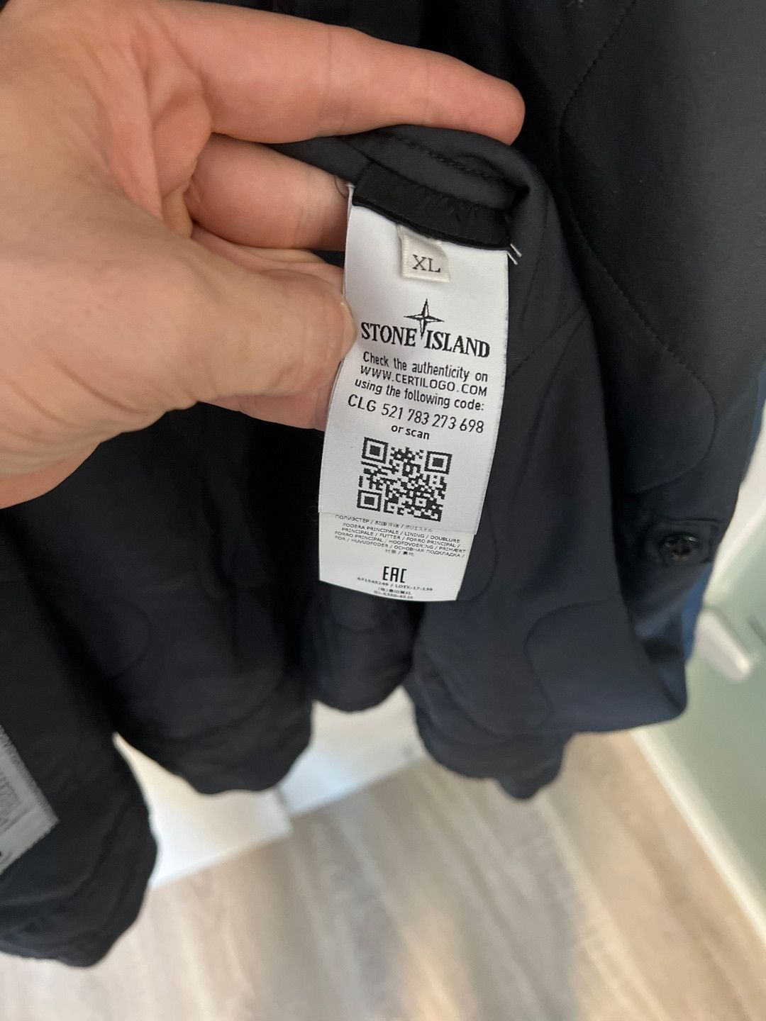 Stone Island Stone Island David TC Coat Navy Blue size XL Size US XL / EU 56 / 4 - 9 Thumbnail
