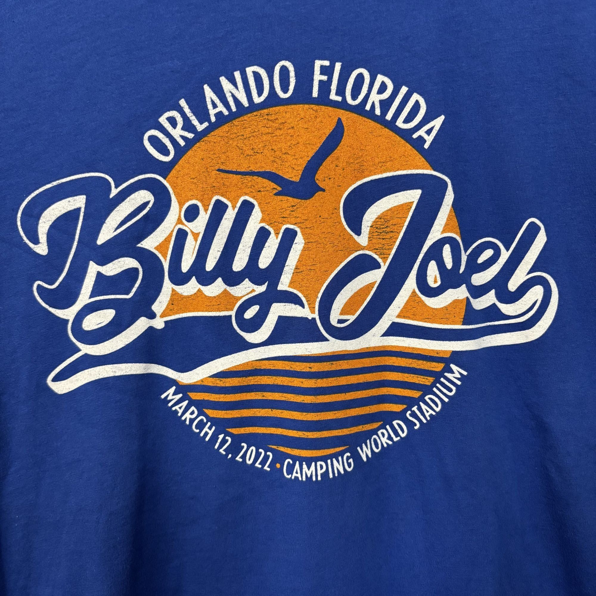 Other Orlando Florida Billy Joel Camping World Stadium Blue T-Shir Size US XL / EU 56 / 4 - 3 Thumbnail