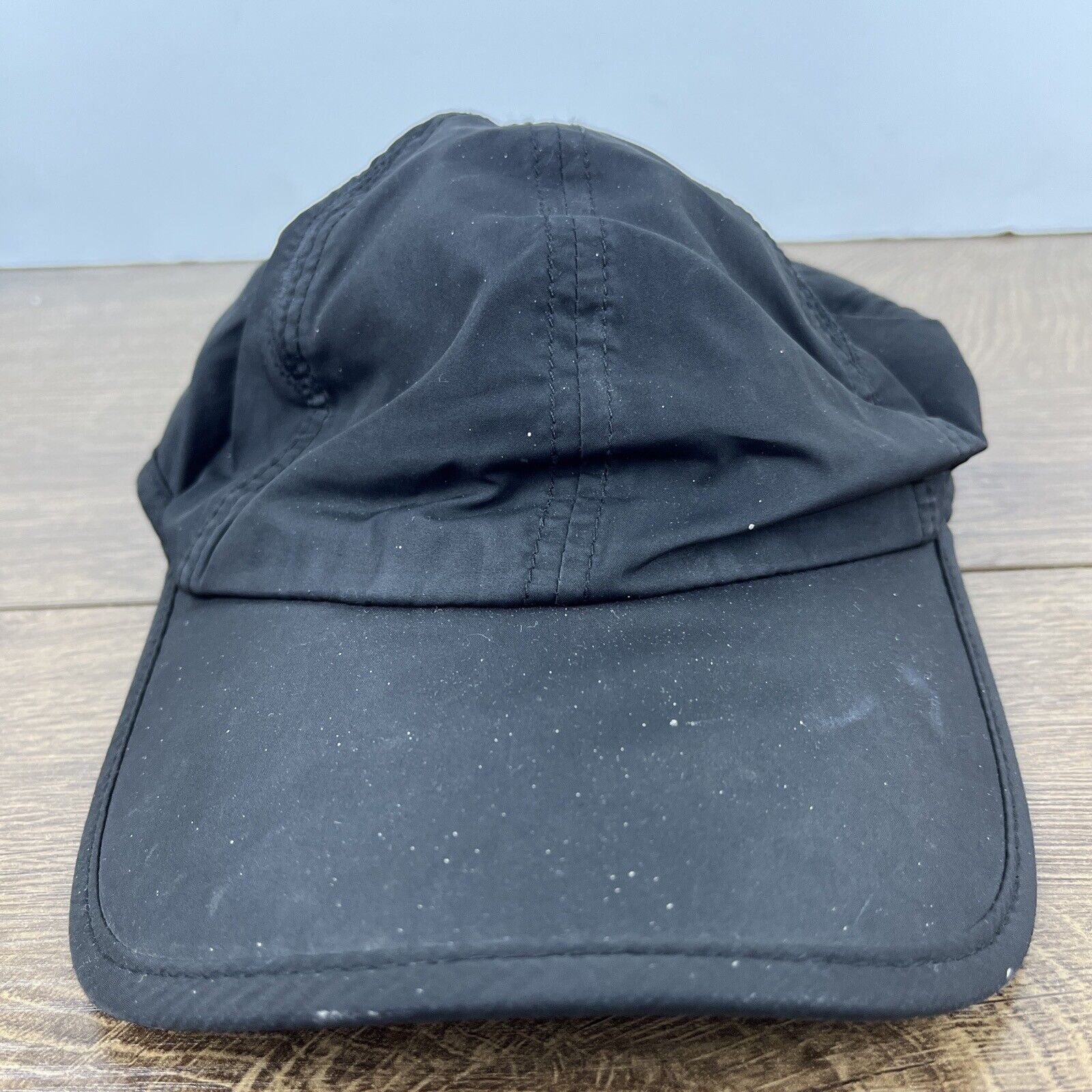 Other Black Running Hat Athletic Cap Hat Black Hat Adjustable Adul Size ONE SIZE - 4 Thumbnail